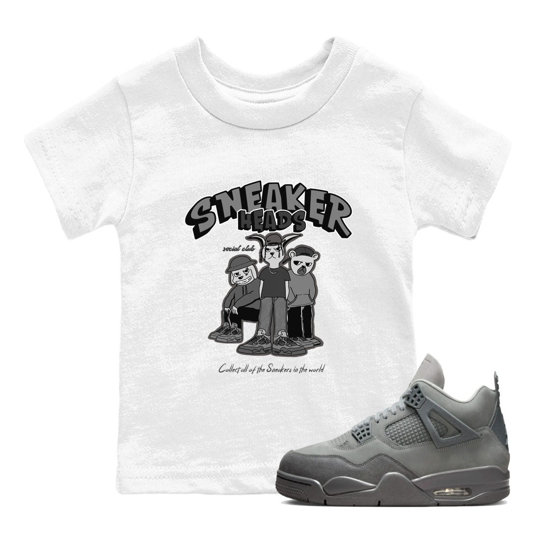 snkmatch Social Club snkmatch Tees Kids - Air Jordan 4 Wet Cement