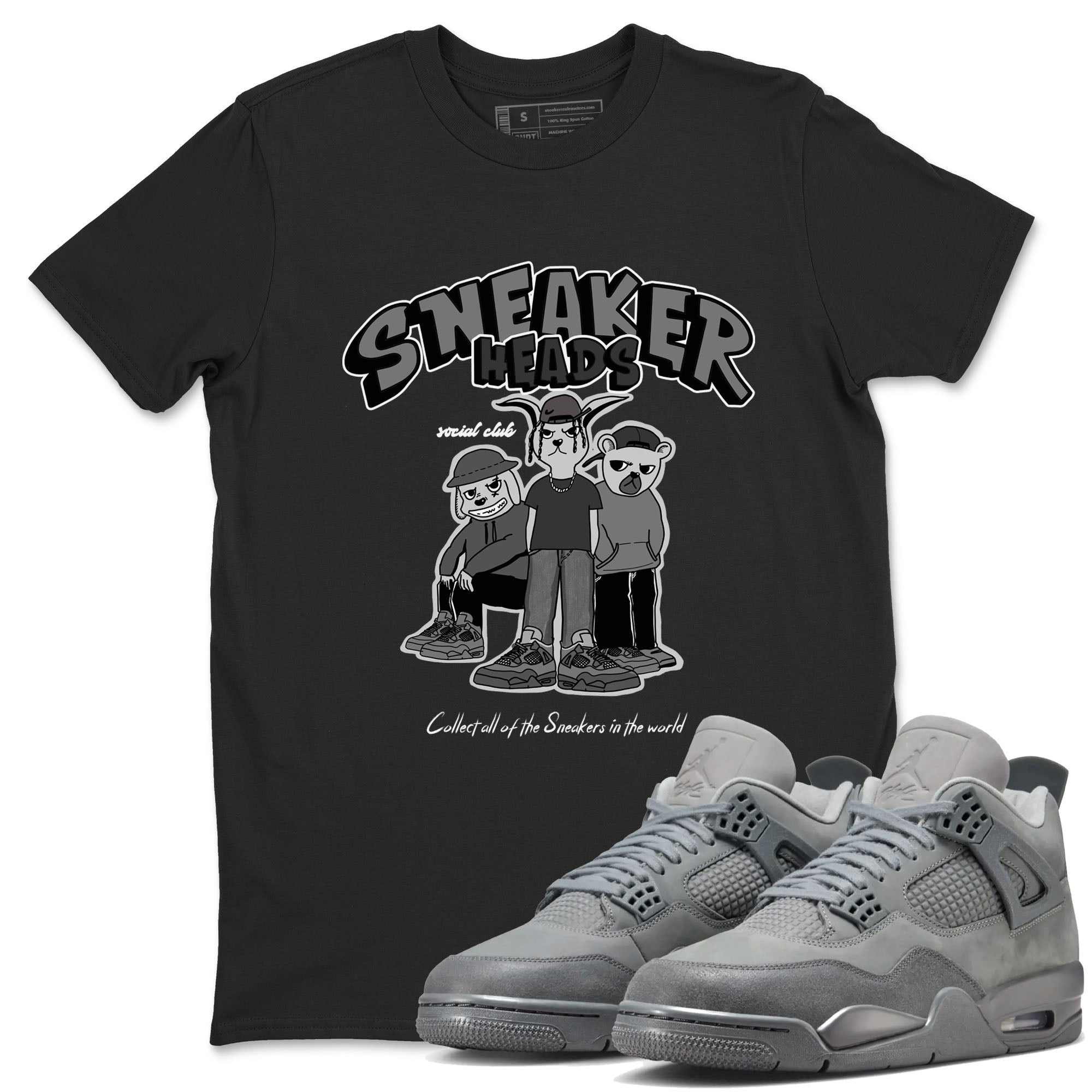 snkmatch Social Club snkmatch Tees - Air Jordan 4 Wet Cement
