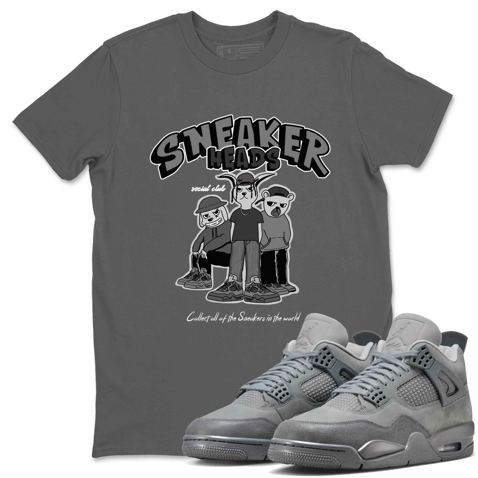 snkmatch Social Club snkmatch Tees - Air Jordan 4 Wet Cement