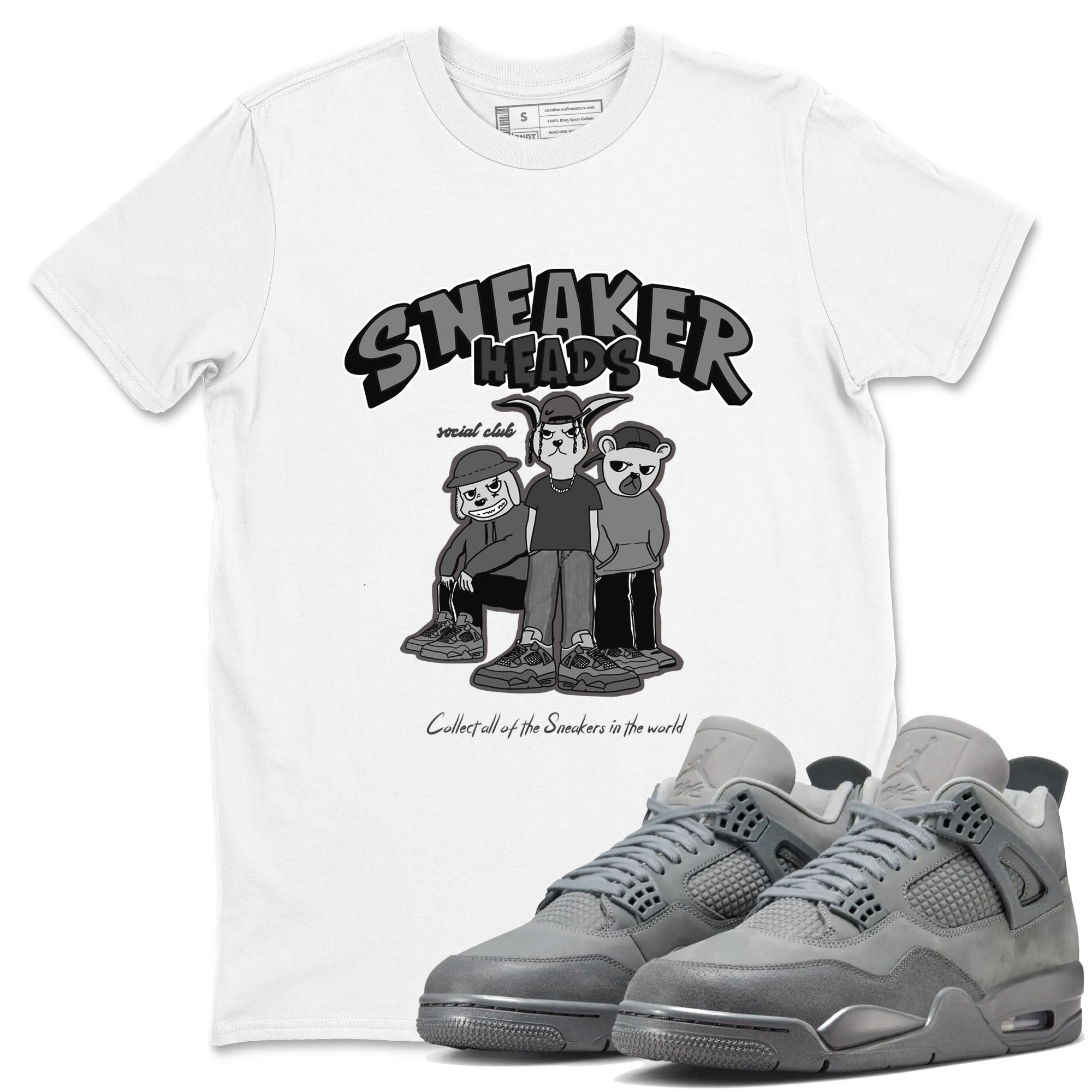 snkmatch Social Club snkmatch Tees - Air Jordan 4 Wet Cement