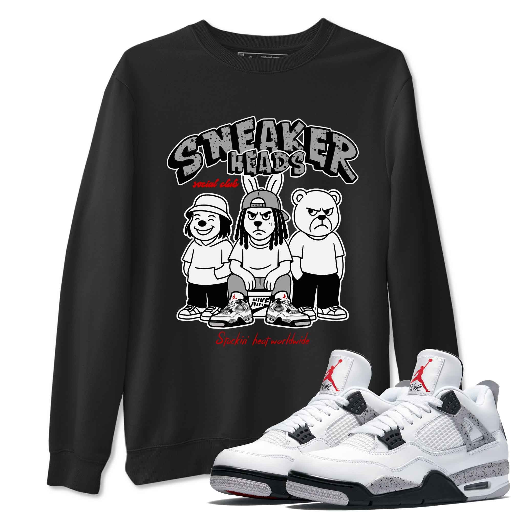 snkmatch Social Club snkmatch Tees - Air Jordan 4 White Cement