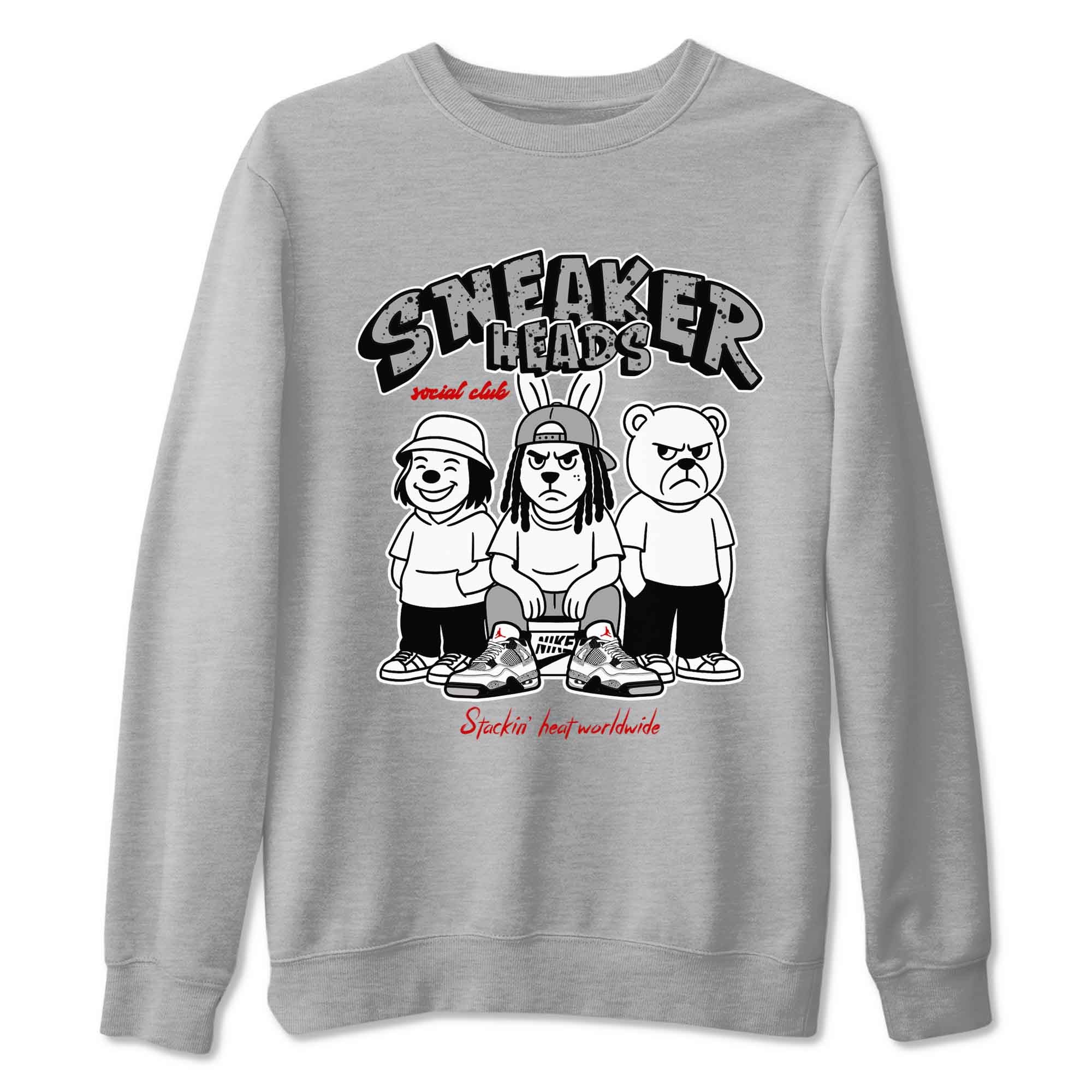 snkmatch Social Club snkmatch Tees - Air Jordan 4 White Cement