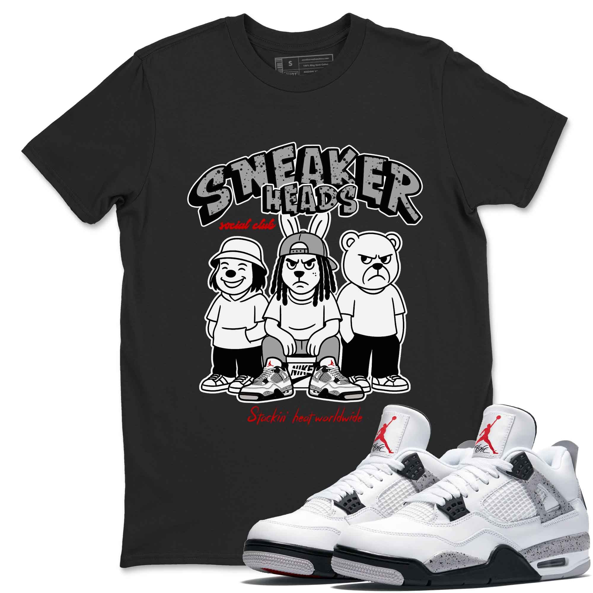 snkmatch Social Club snkmatch Tees - Air Jordan 4 White Cement