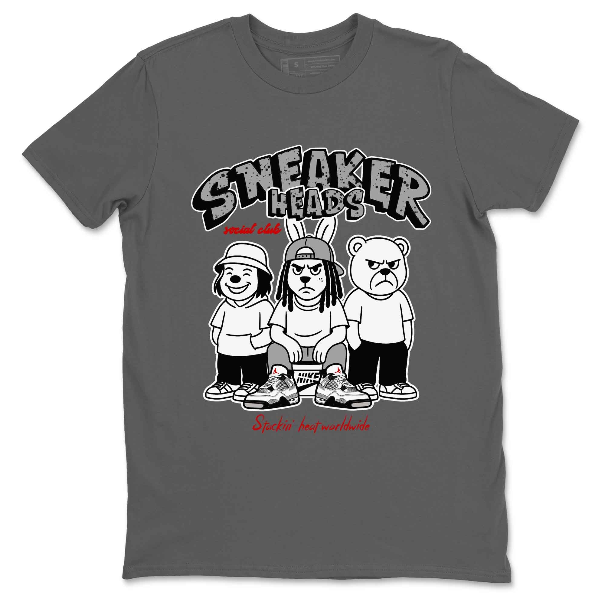 snkmatch Social Club snkmatch Tees - Air Jordan 4 White Cement