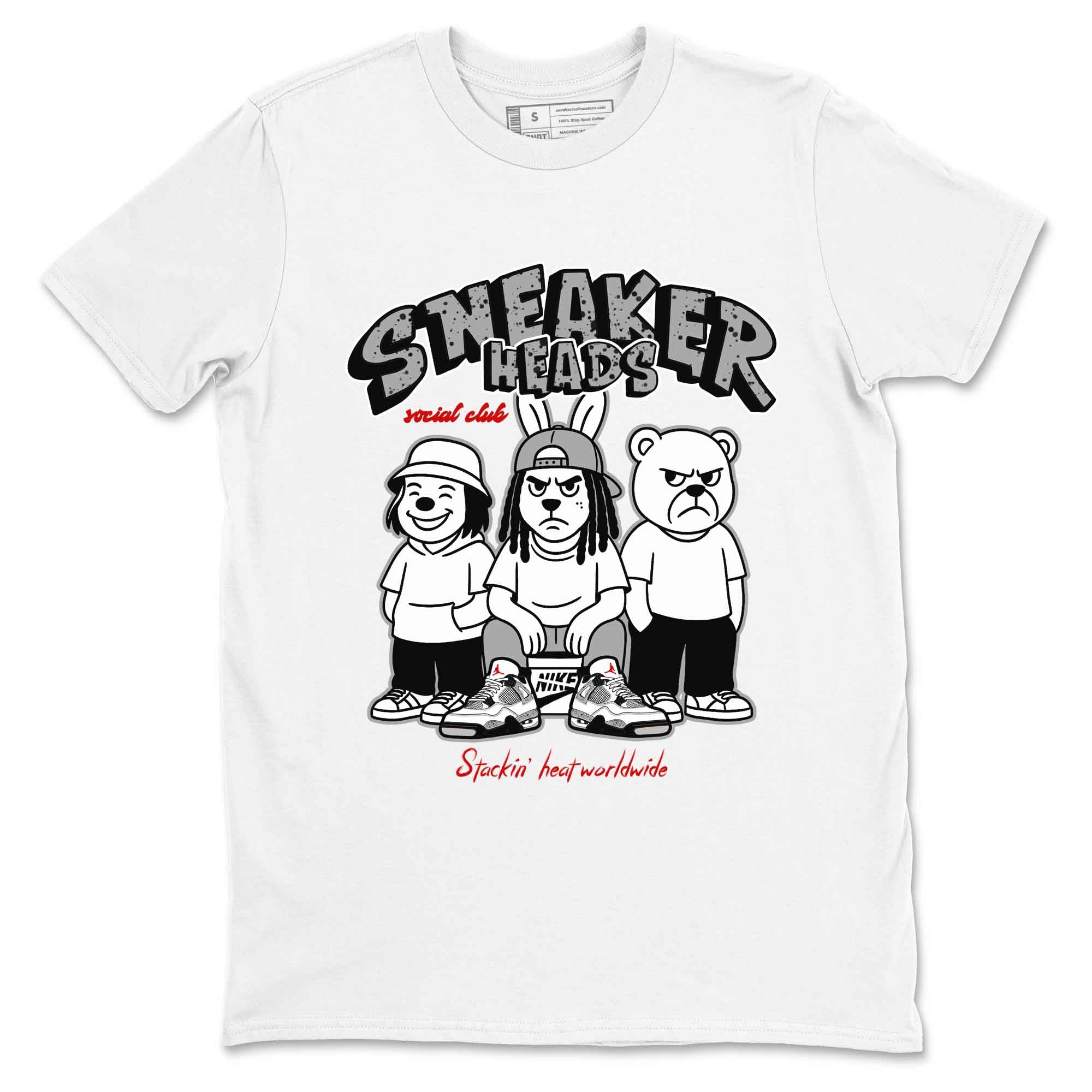 snkmatch Social Club snkmatch Tees - Air Jordan 4 White Cement