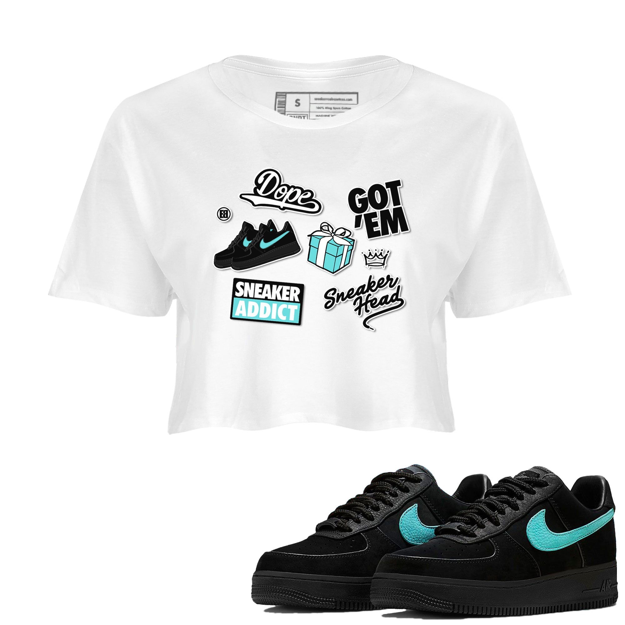 snkmatch Sticker snkmatch Women's Top - Air Force 1 Tiffany
