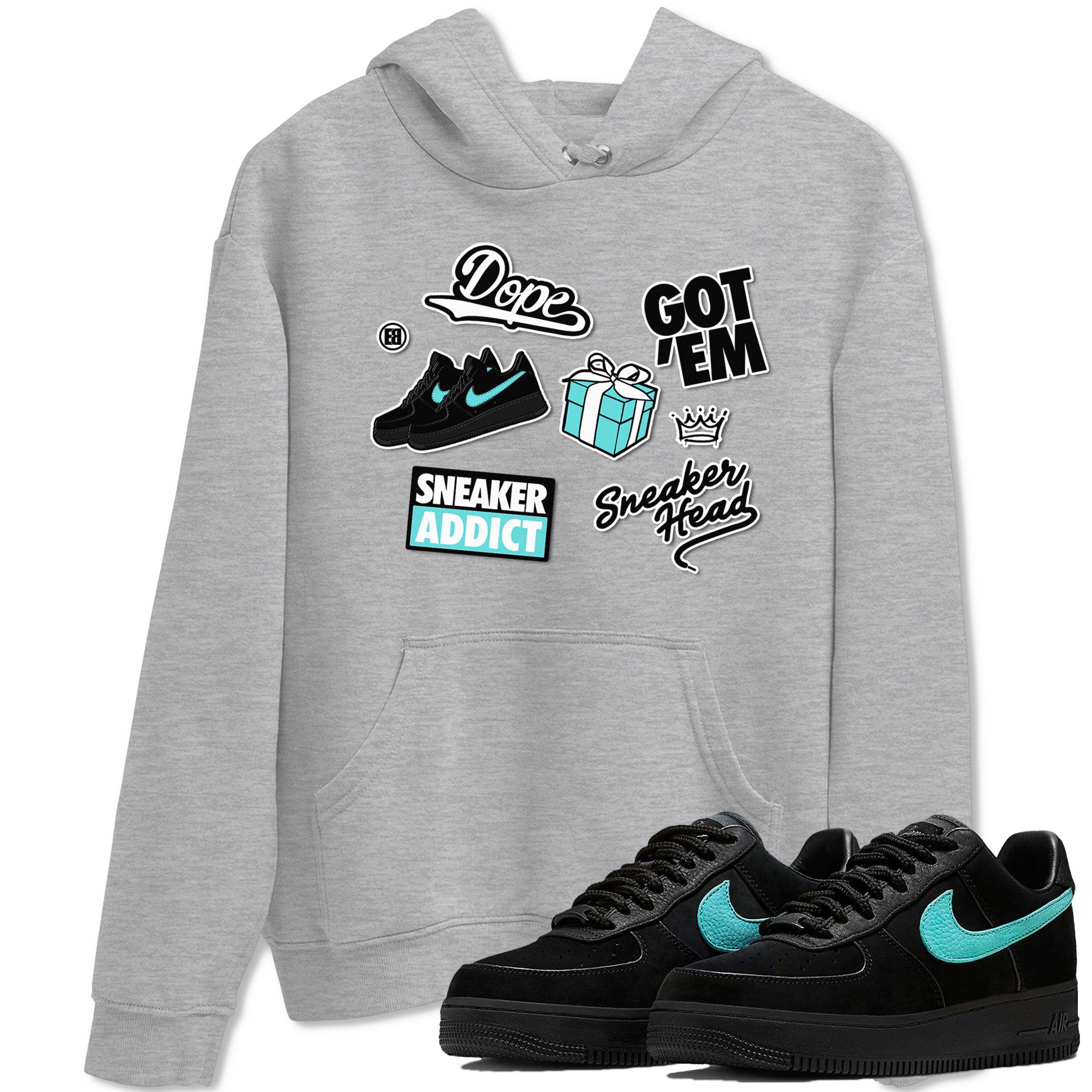 snkmatch Sticker snkmatch Tees - Air Force 1 Tiffany