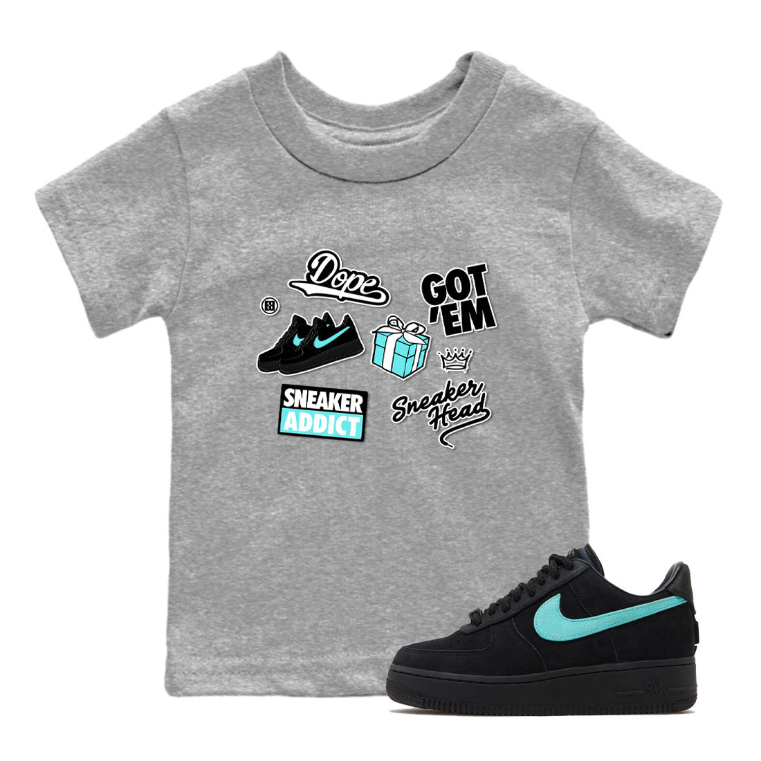 snkmatch Sticker snkmatch Tees Kids - Air Force 1 Tiffany