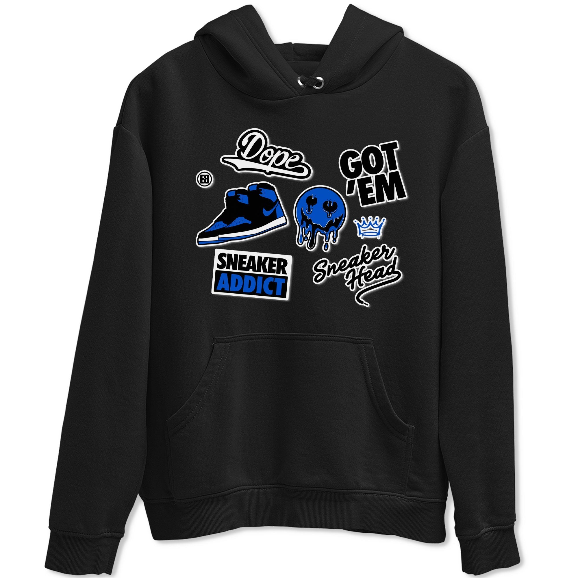 snkmatch Sticker snkmatch Tee - Air Jordan 1 Royal Reimagined