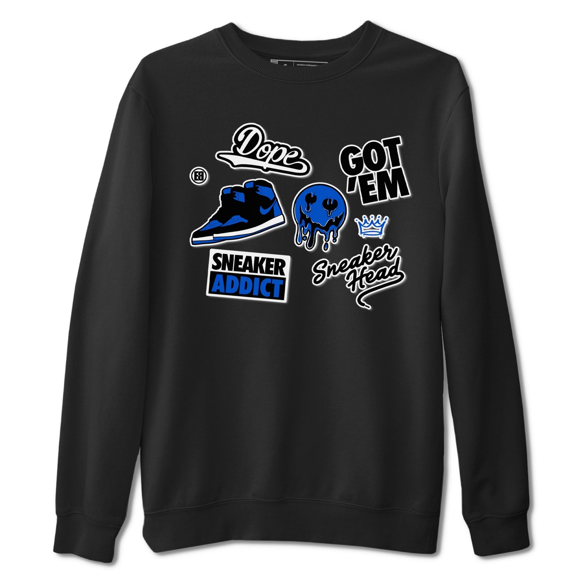 snkmatch Sticker snkmatch Tee - Air Jordan 1 Royal Reimagined