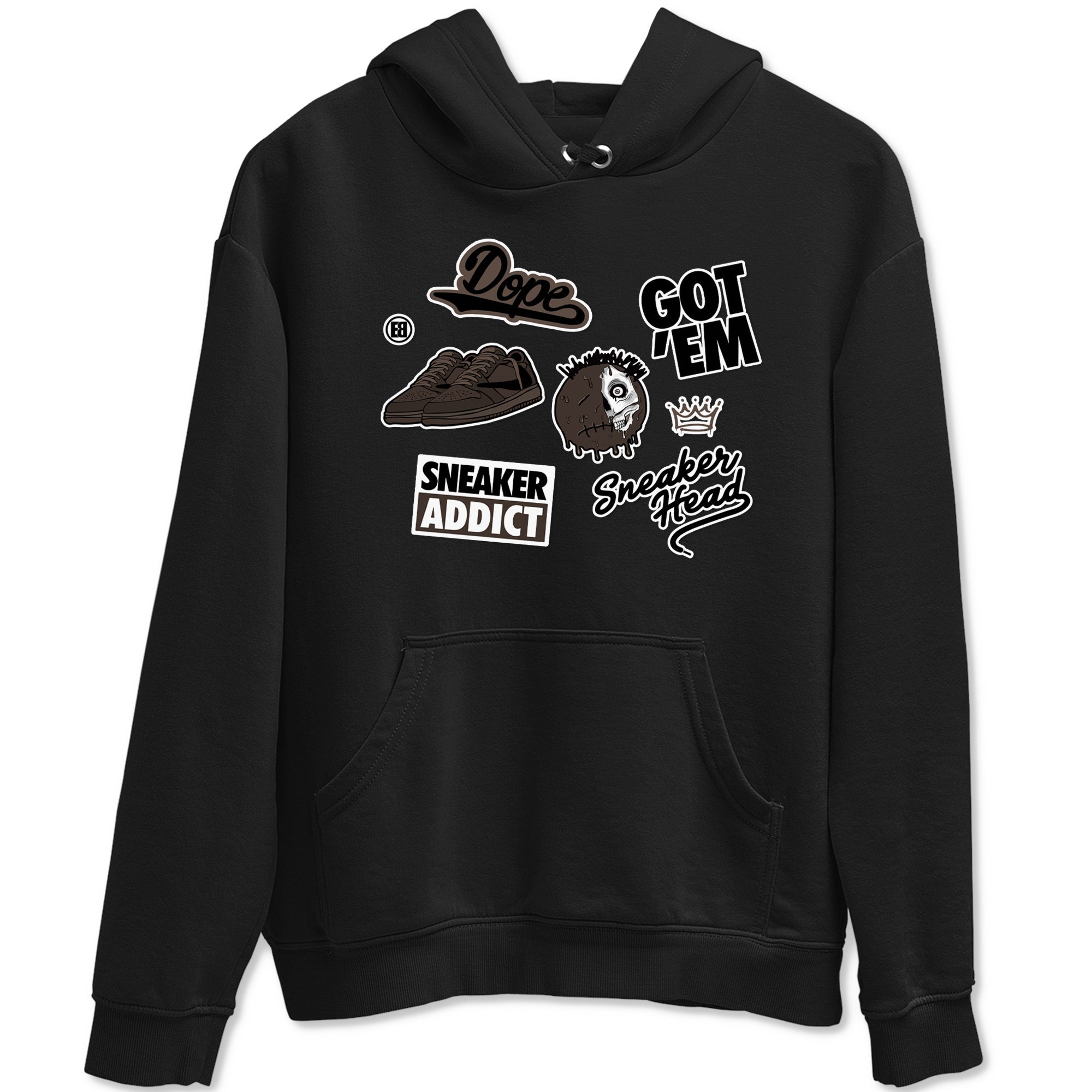 snkmatch Sticker snkmatch Tees - Air Jordan 1 Travis Scott Velvet Brown