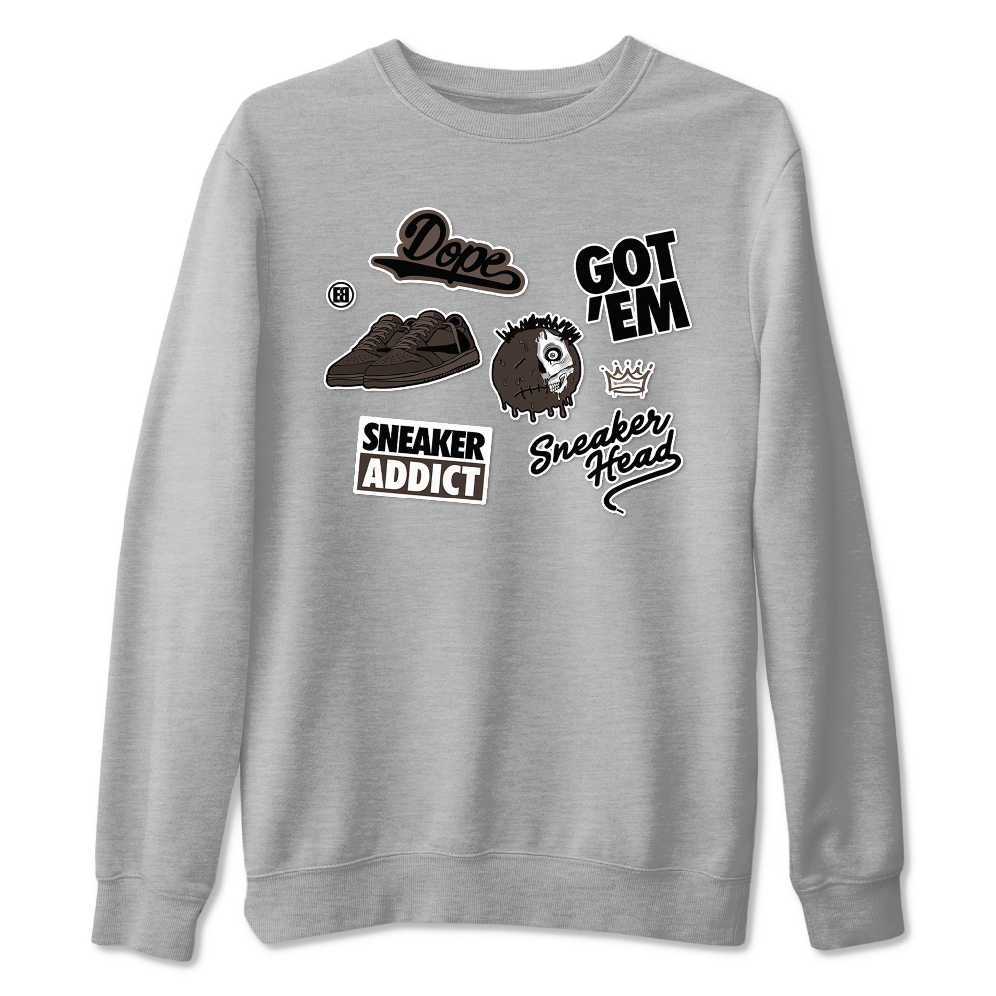 snkmatch Sticker snkmatch Tees - Air Jordan 1 Travis Scott Velvet Brown