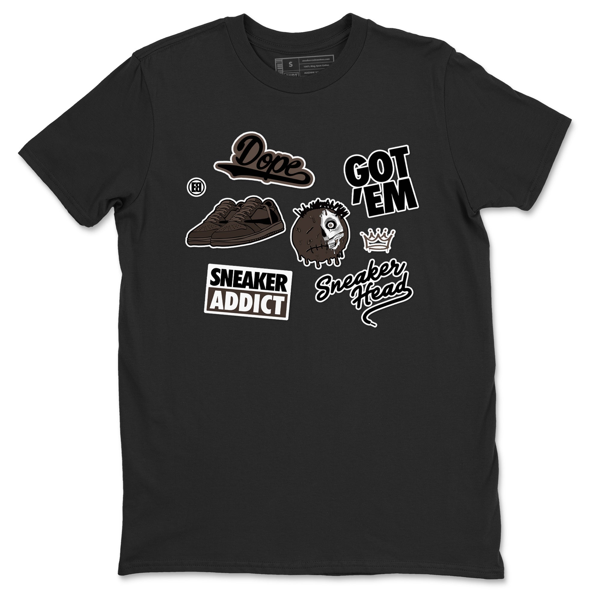 snkmatch Sticker snkmatch Tees - Air Jordan 1 Travis Scott Velvet Brown