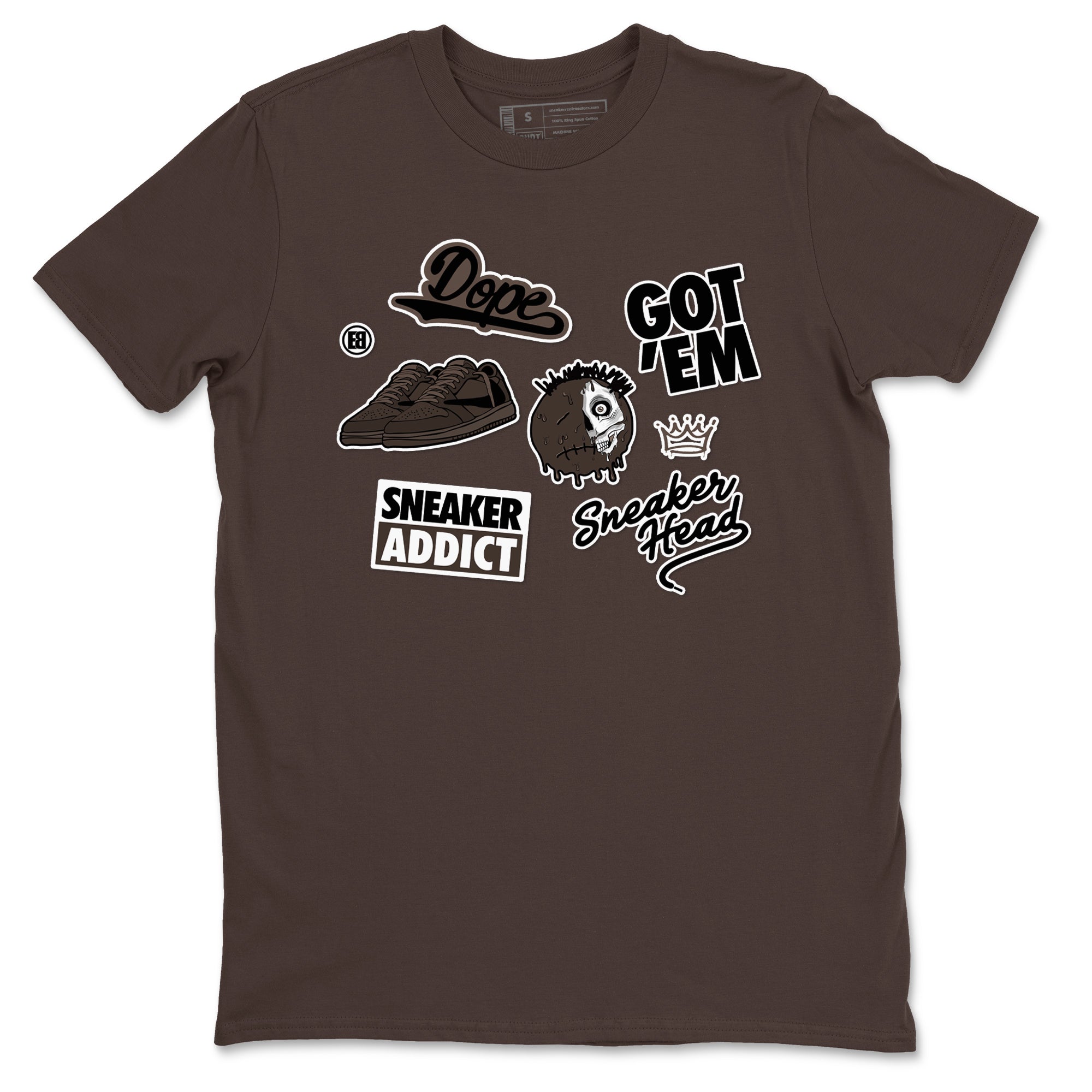 snkmatch Sticker snkmatch Tees - Air Jordan 1 Travis Scott Velvet Brown