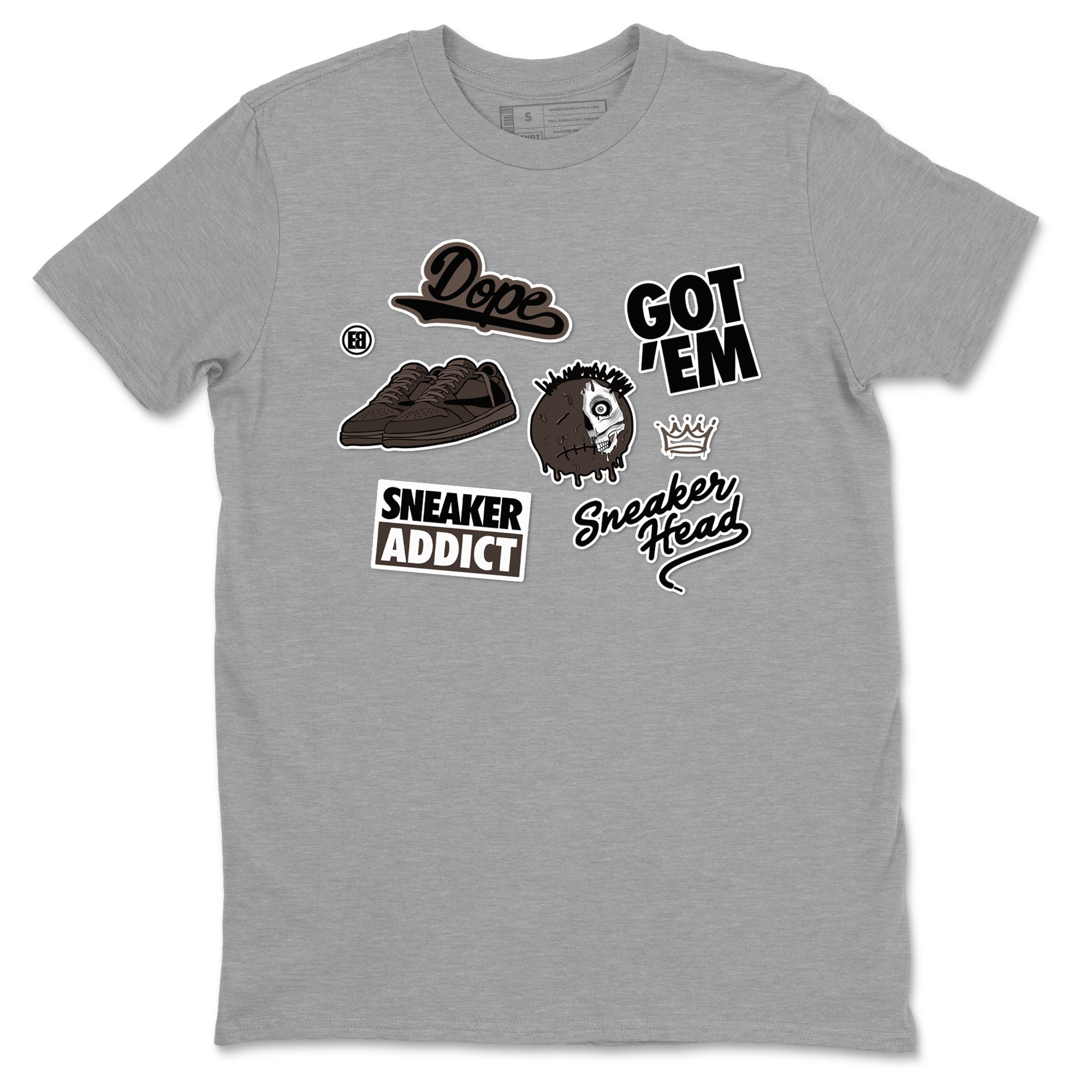 snkmatch Sticker snkmatch Tees - Air Jordan 1 Travis Scott Velvet Brown