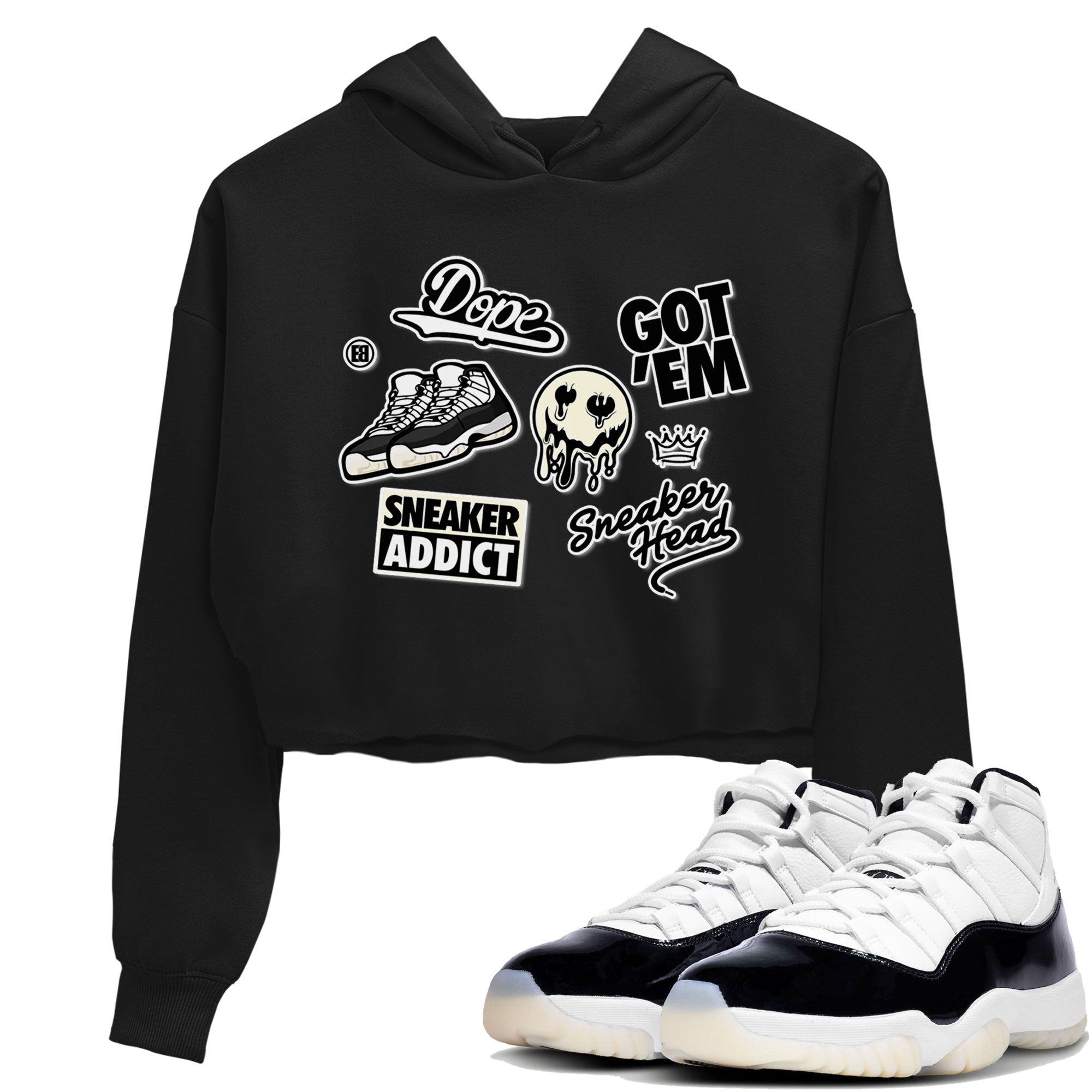 snkmatch Sticker snkmatch Women's Top - Air Jordan 11 Gratitude