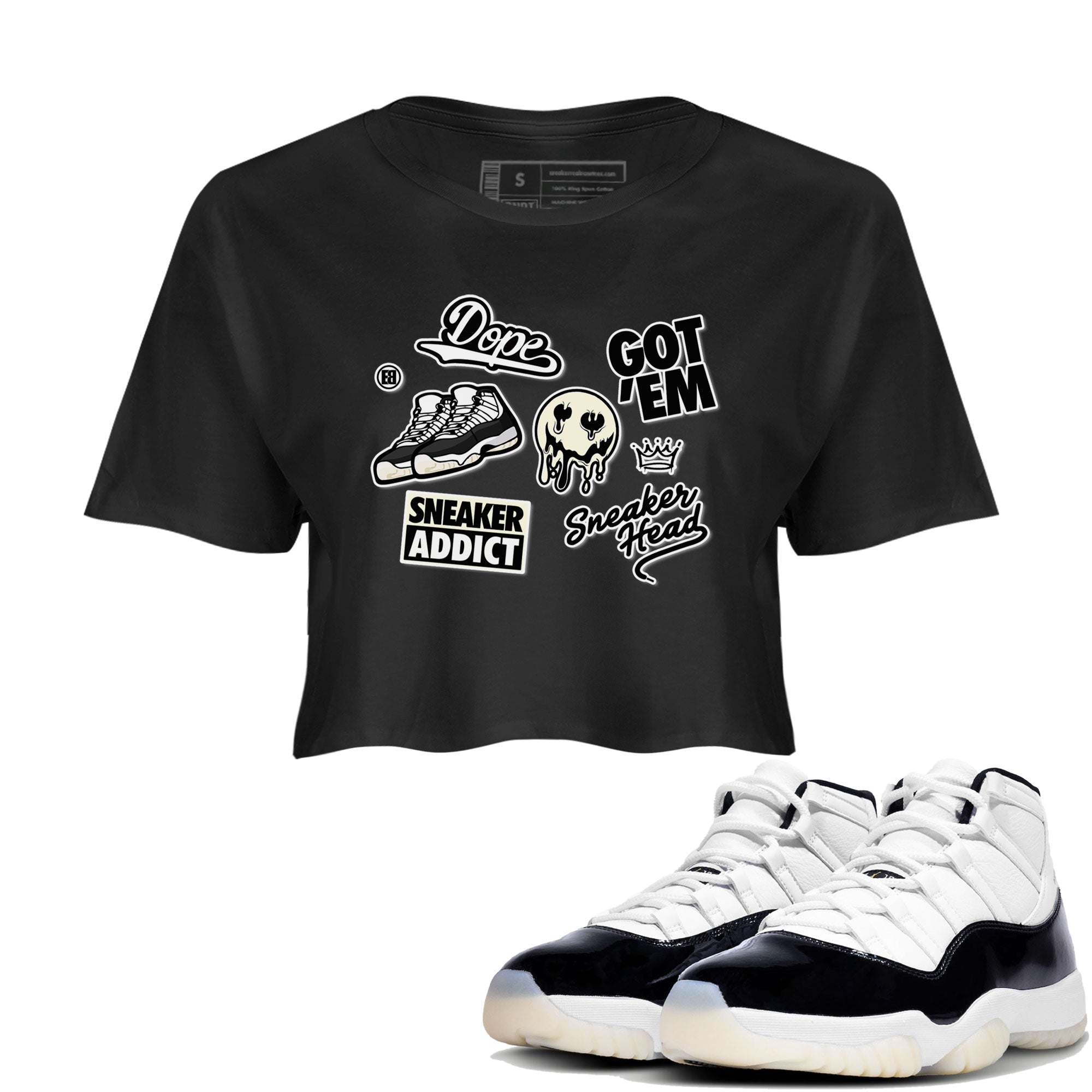 snkmatch Sticker snkmatch Women's Top - Air Jordan 11 Gratitude