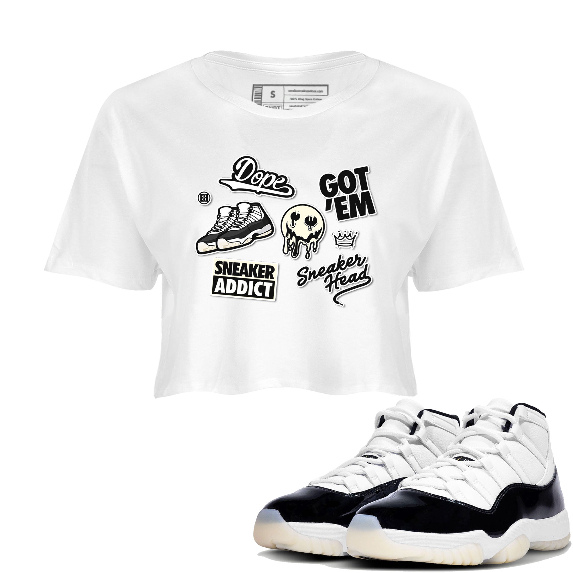 snkmatch Sticker snkmatch Women's Top - Air Jordan 11 Gratitude