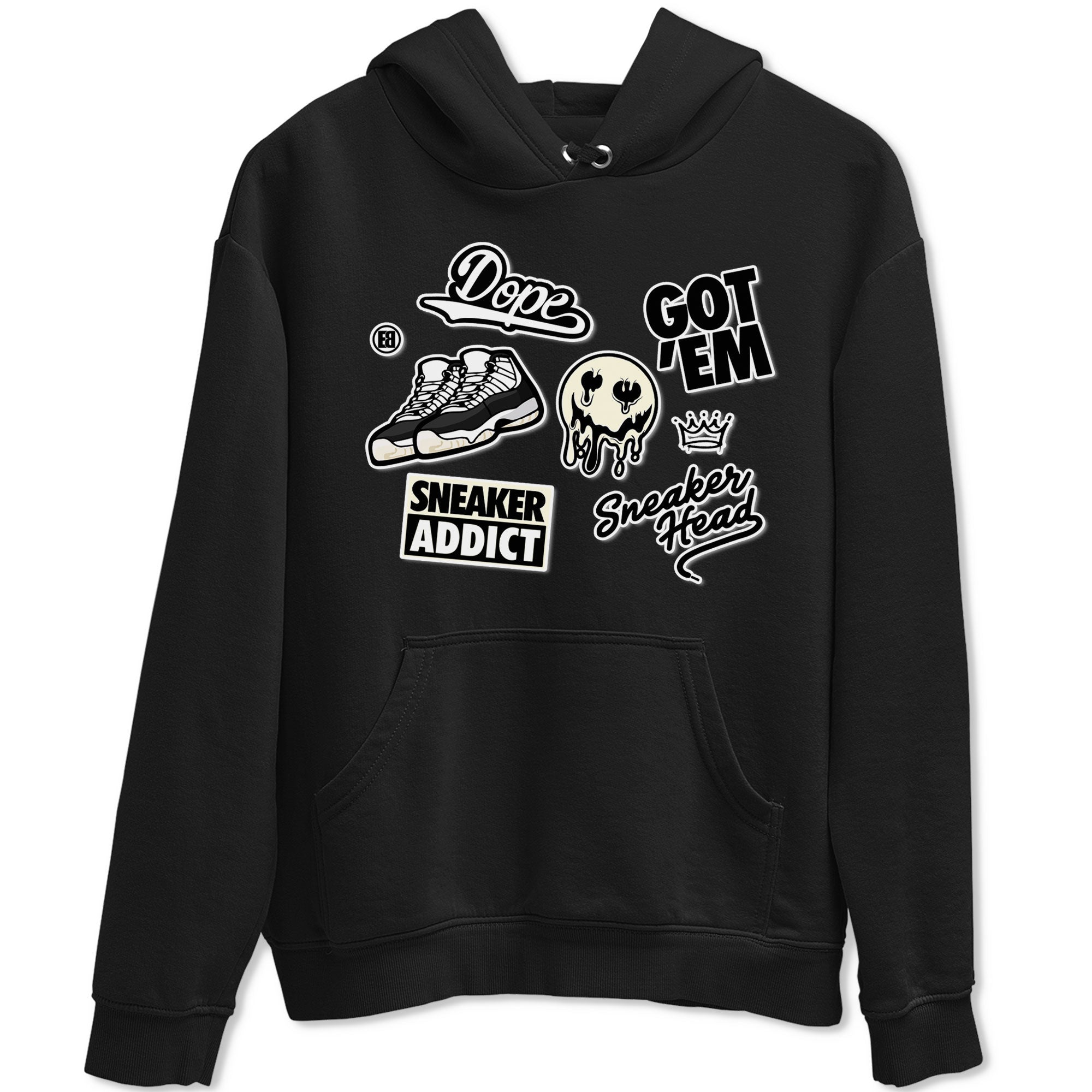 snkmatch Sticker snkmatch Tee - Air Jordan 11 Gratitude