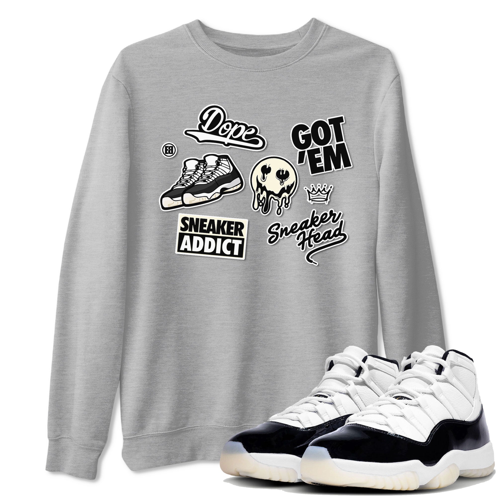 snkmatch Sticker snkmatch Tee - Air Jordan 11 Gratitude