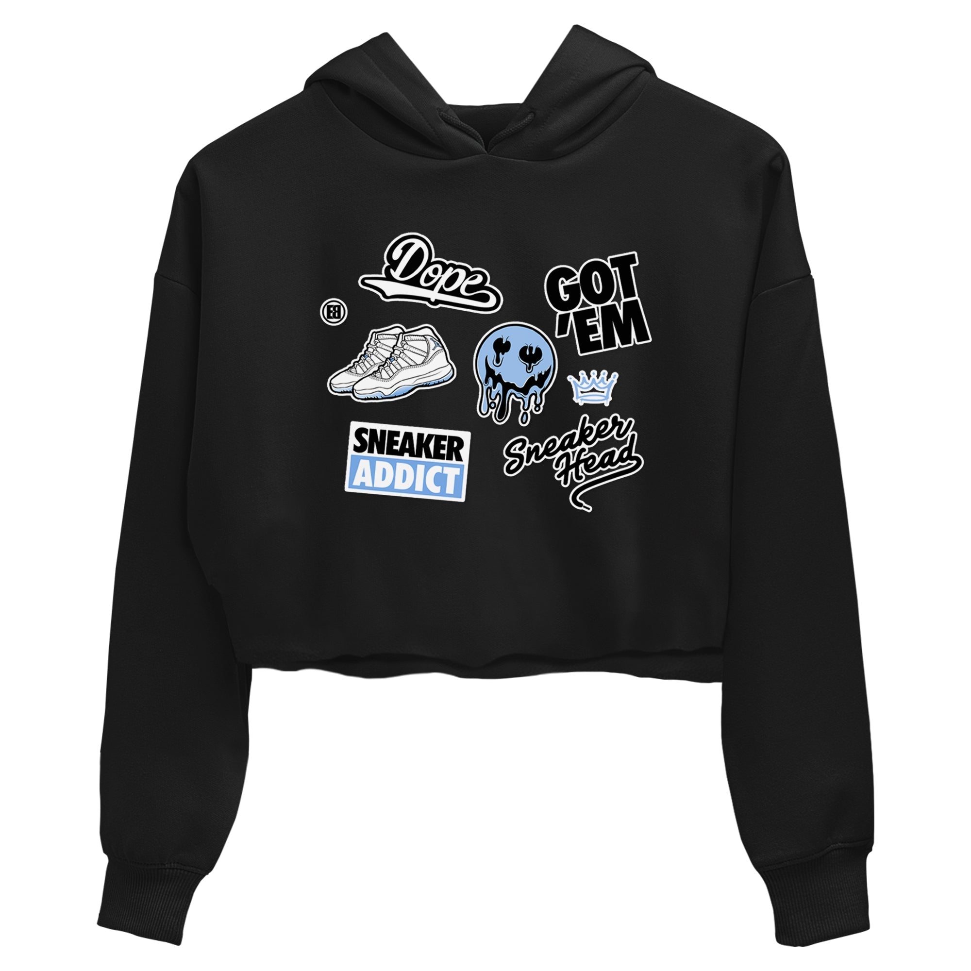 snkmatch Sticker snkmatch Women's Top - Air Jordan 11 Legend Blue
