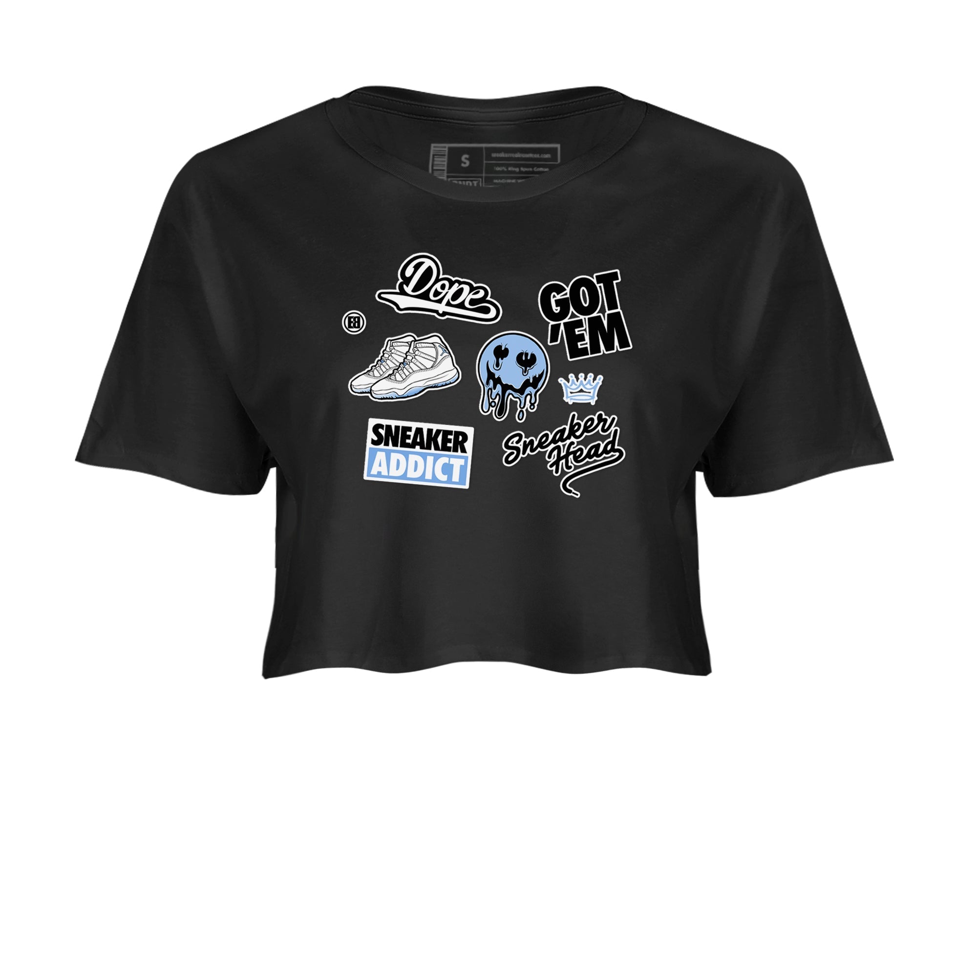 snkmatch Sticker snkmatch Women's Top - Air Jordan 11 Legend Blue