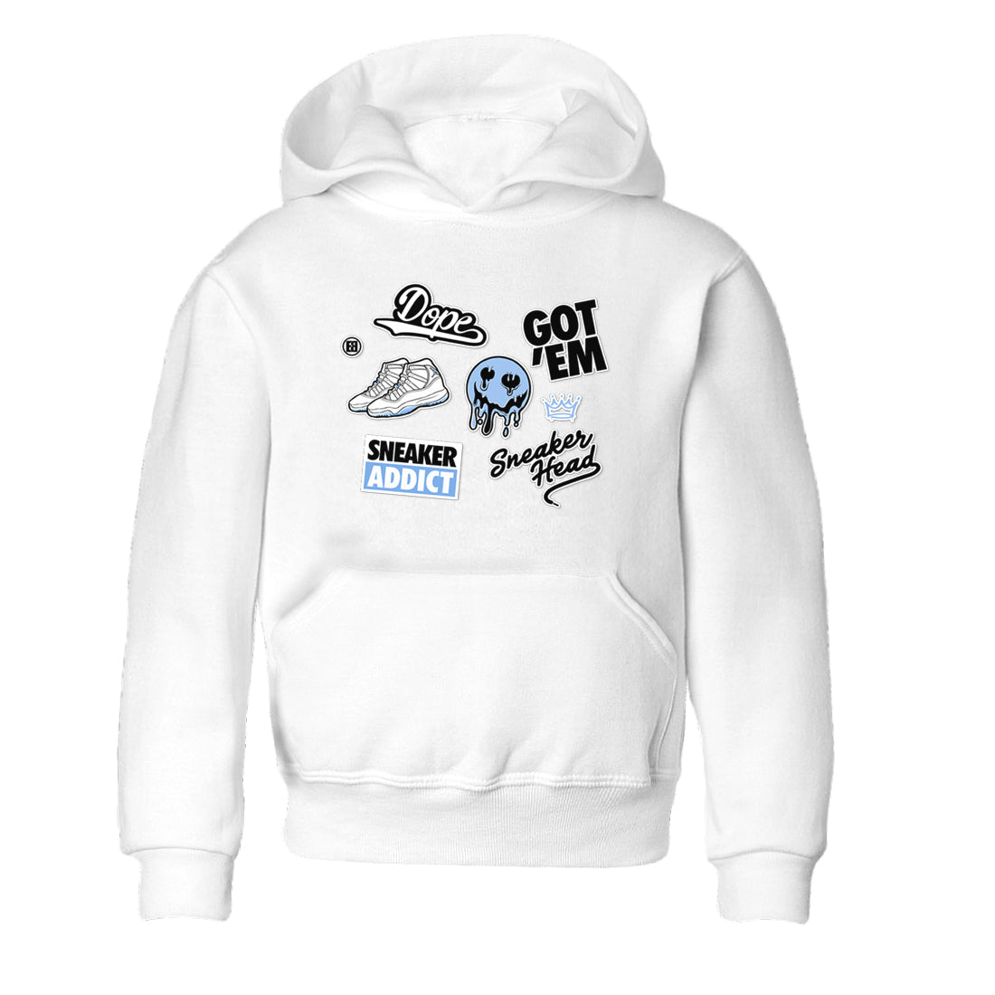 snkmatch Sticker snkmatch Tees Kids - Air Jordan 11 Legend Blue
