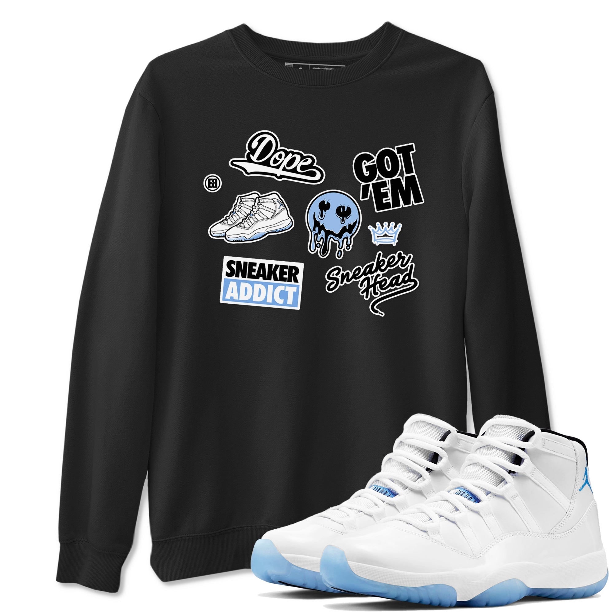 snkmatch Sticker snkmatch Tees - Air Jordan 11 Legend Blue