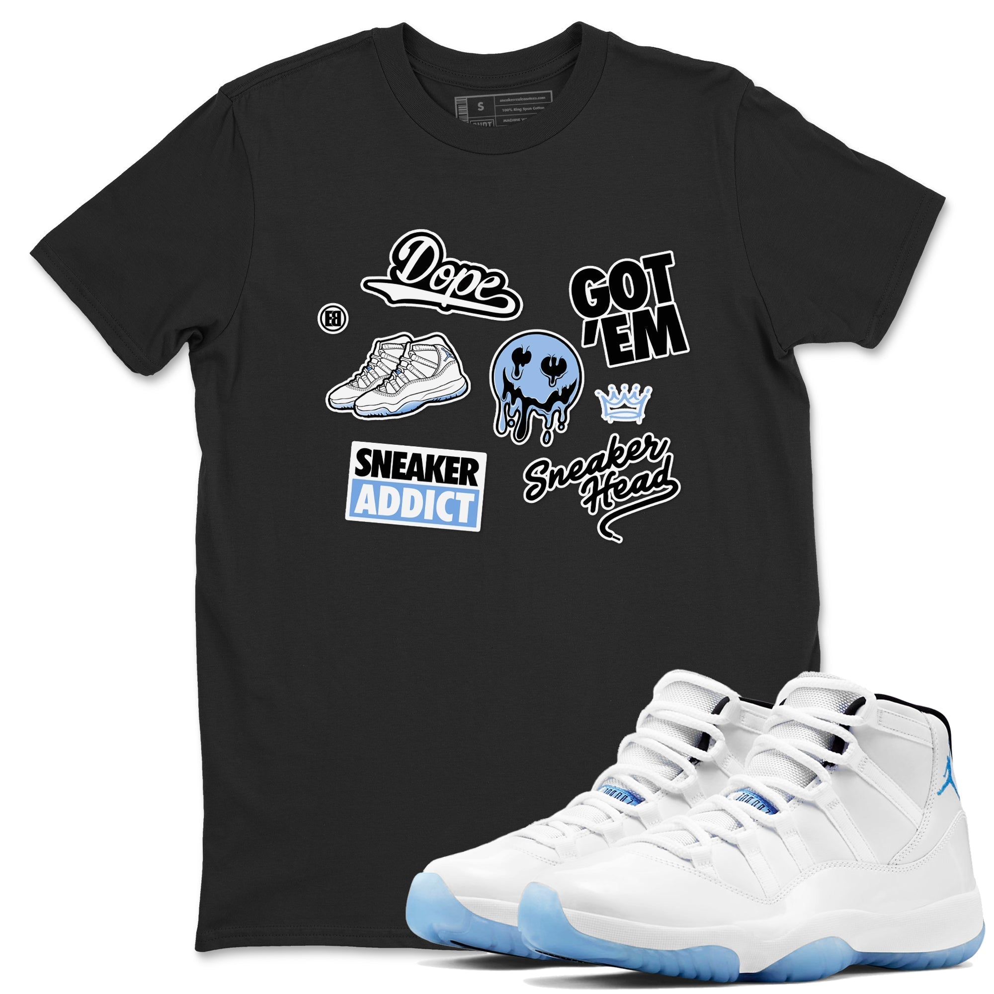 snkmatch Sticker snkmatch Tees - Air Jordan 11 Legend Blue