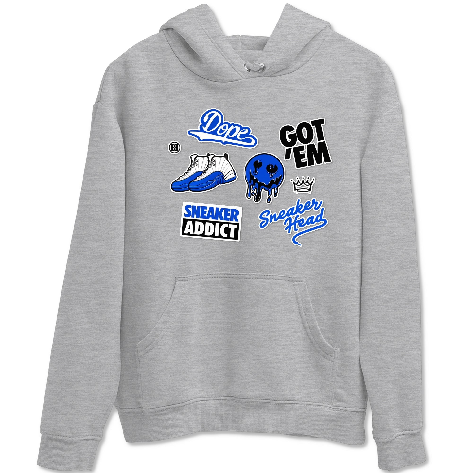 snkmatch Sticker snkmatch Tees - Air Jordan 12 Blueberry