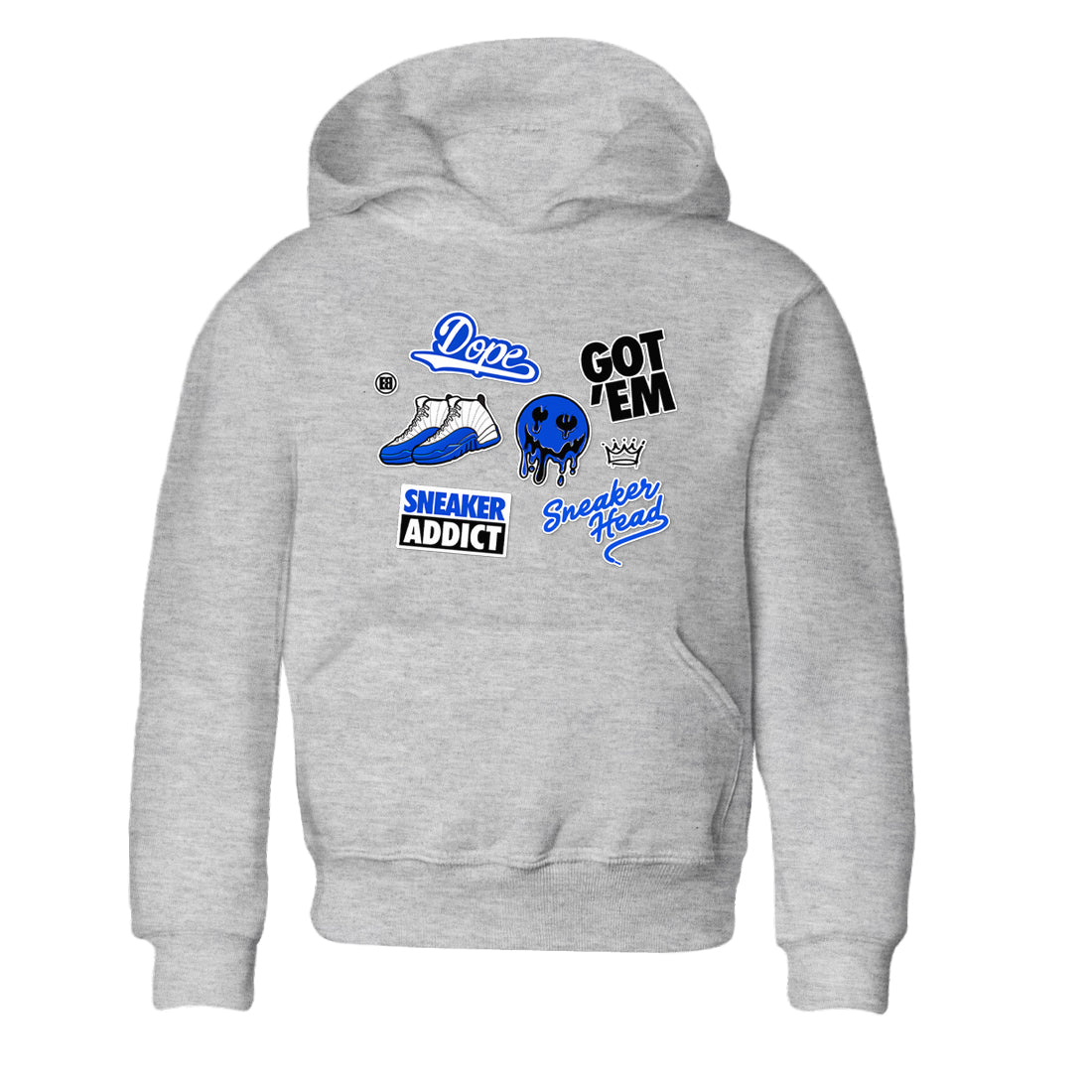 snkmatch Sticker snkmatch Tees Kids - Air Jordan 12 Blueberry