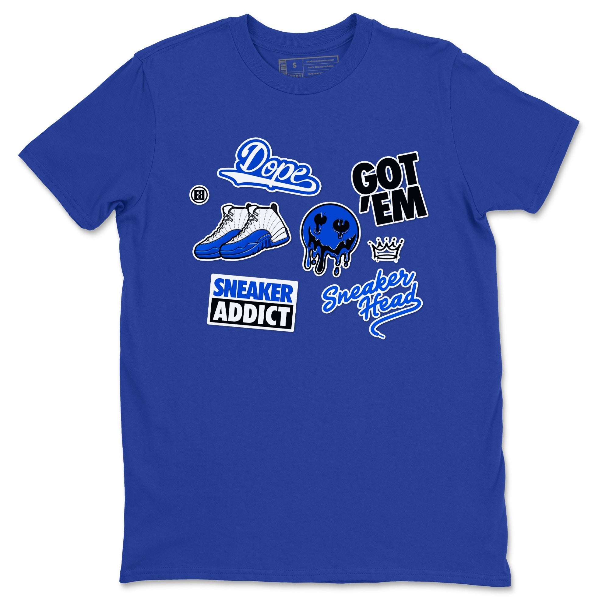 snkmatch Sticker snkmatch Tees - Air Jordan 12 Blueberry