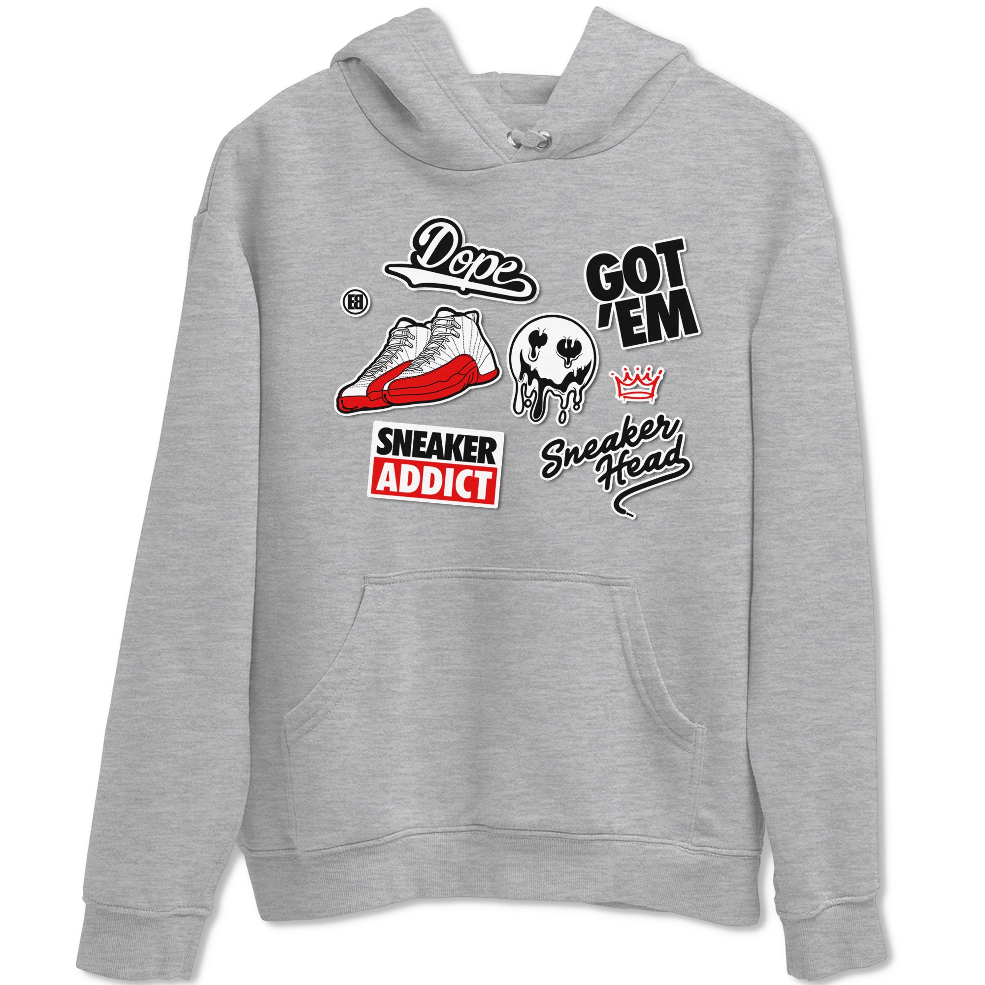 snkmatch Sticker snkmatch Tee - Air Jordan 12 Cherry
