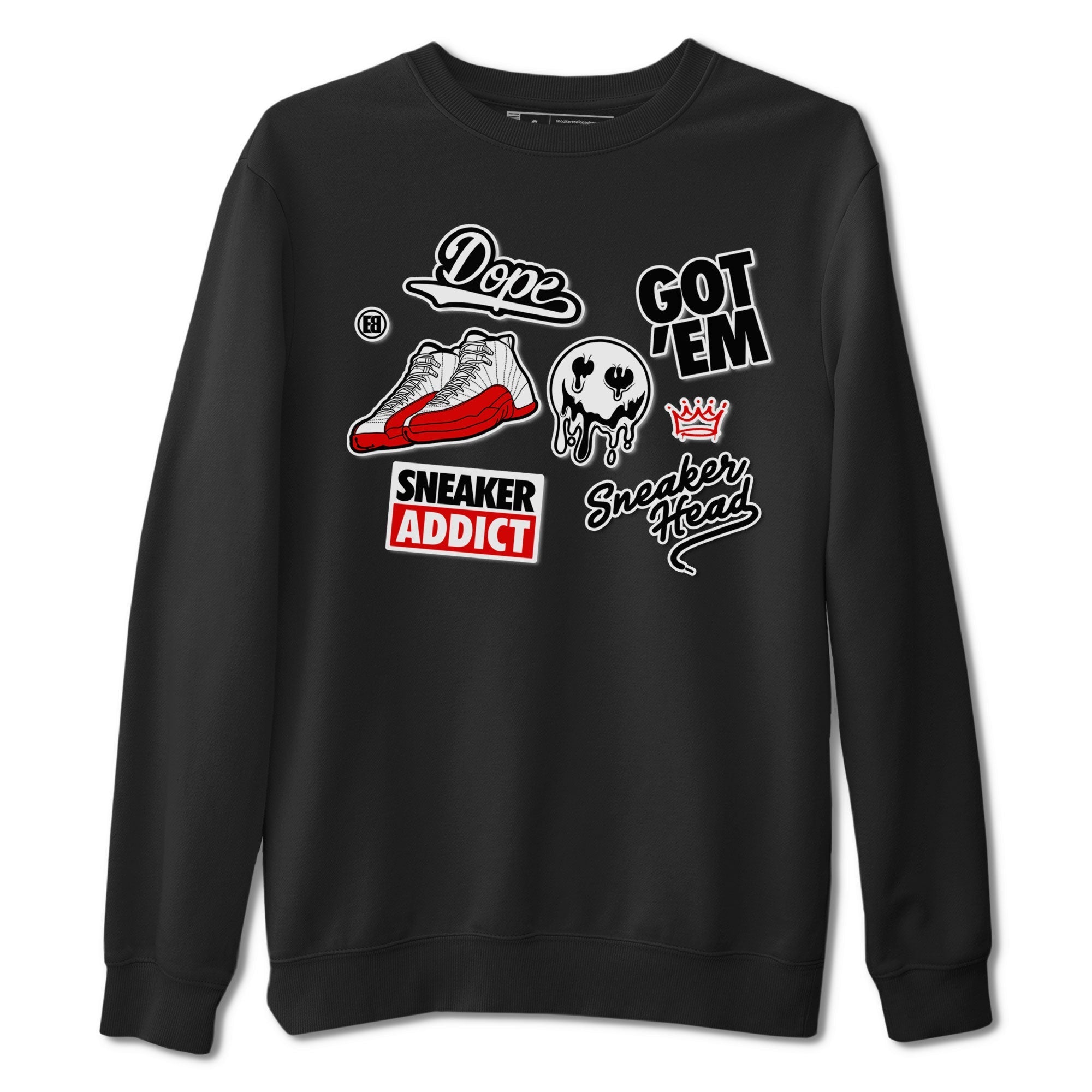 snkmatch Sticker snkmatch Tee - Air Jordan 12 Cherry
