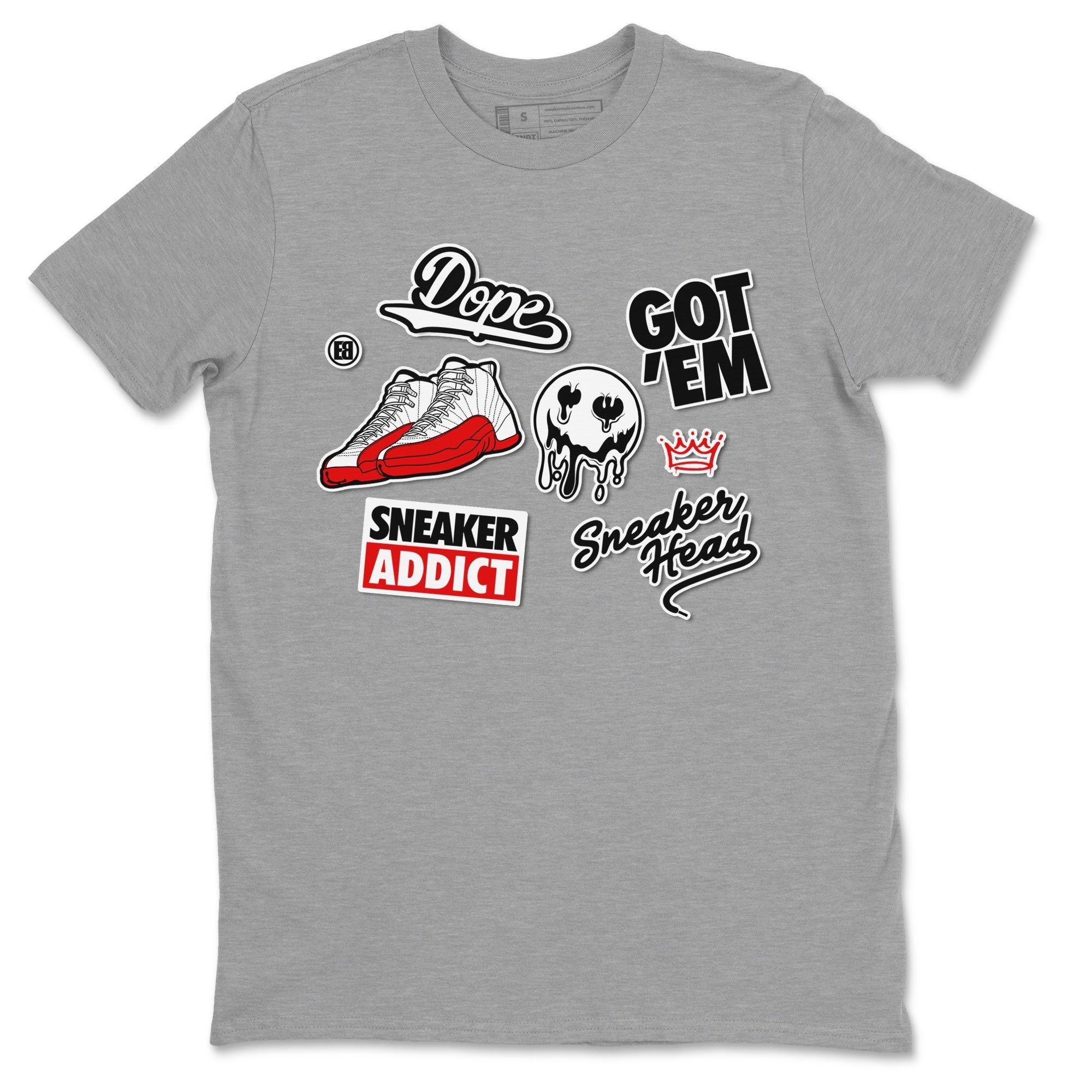 snkmatch Sticker snkmatch Tee - Air Jordan 12 Cherry