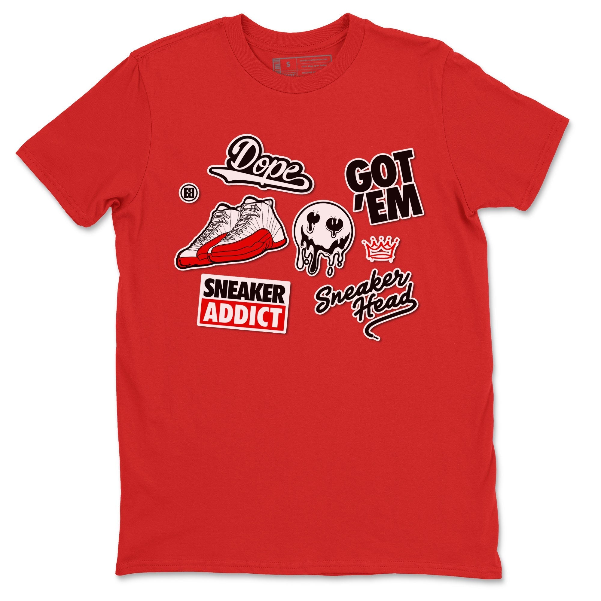 snkmatch Sticker snkmatch Tee - Air Jordan 12 Cherry