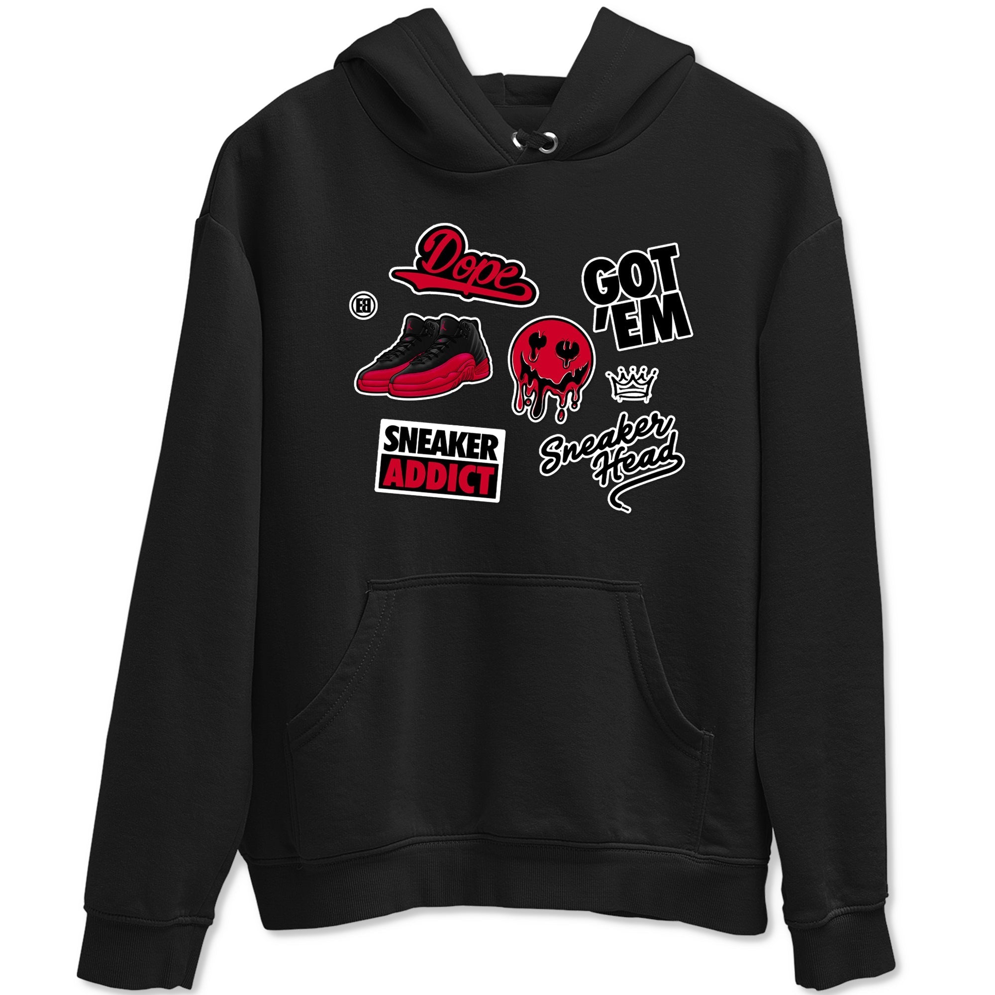 snkmatch Sticker snkmatch Tees - Air Jordan 12 Flu Game