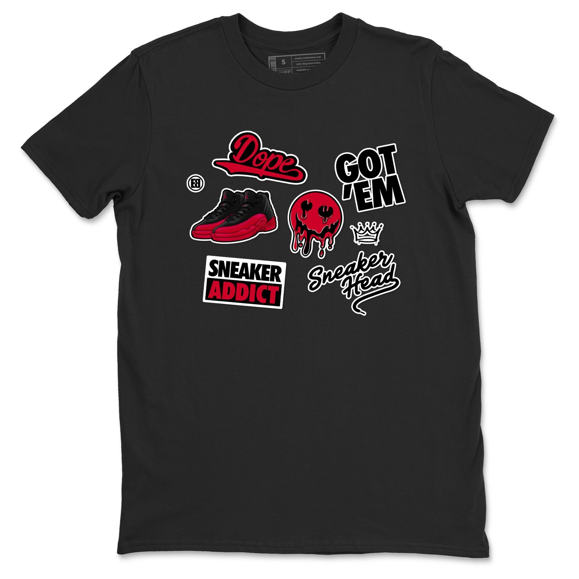 snkmatch Sticker snkmatch Tees - Air Jordan 12 Flu Game
