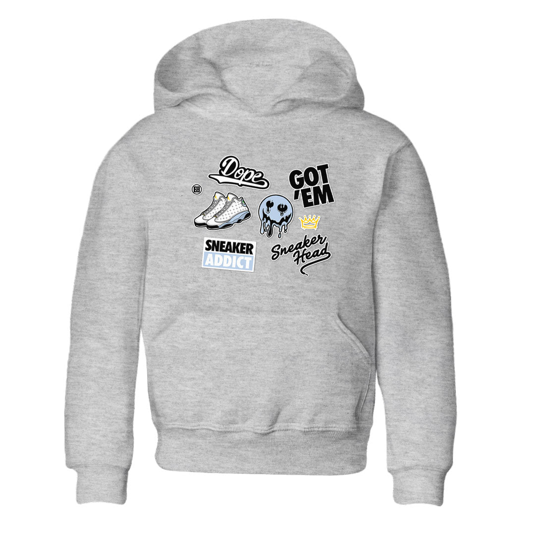 snkmatch Sticker snkmatch Tees Kids - Air Jordan 13 Blue Grey