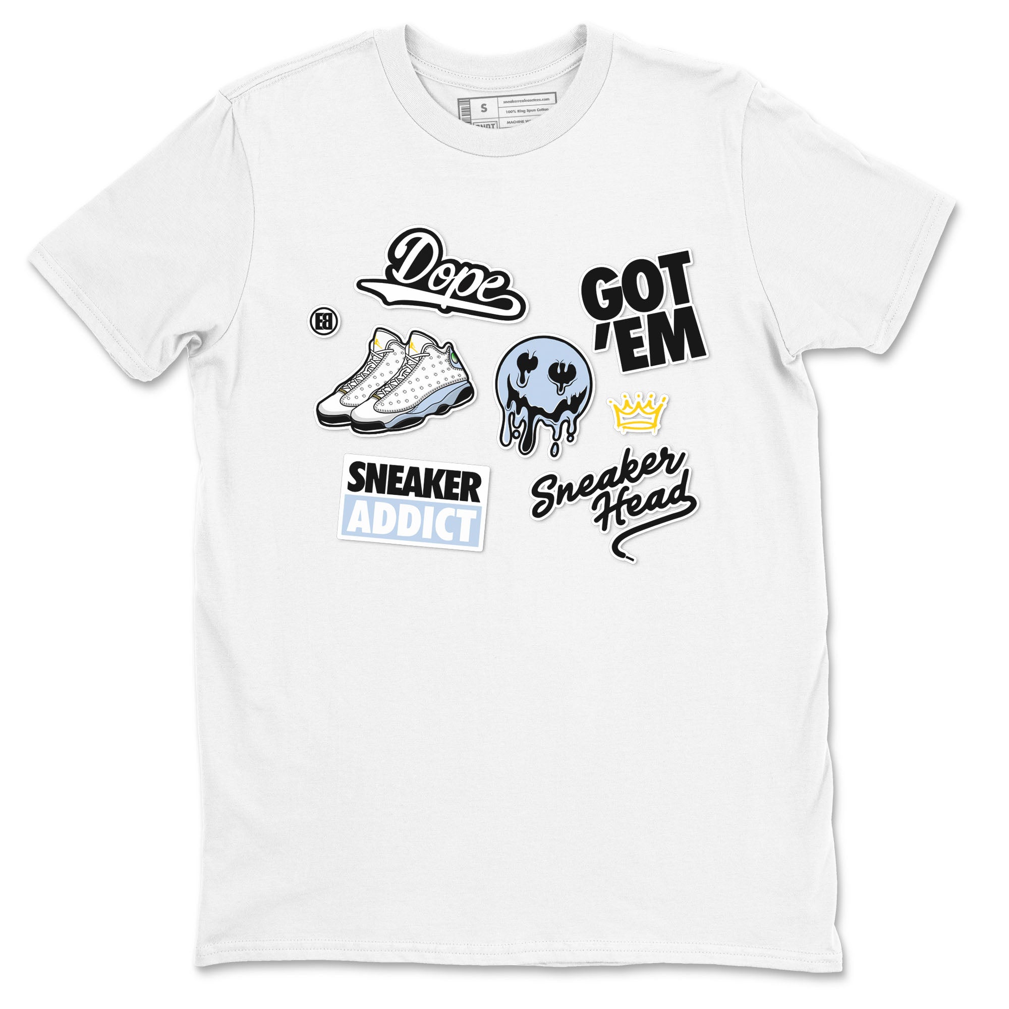 snkmatch Sticker snkmatch Tees - Air Jordan 13 Blue Grey