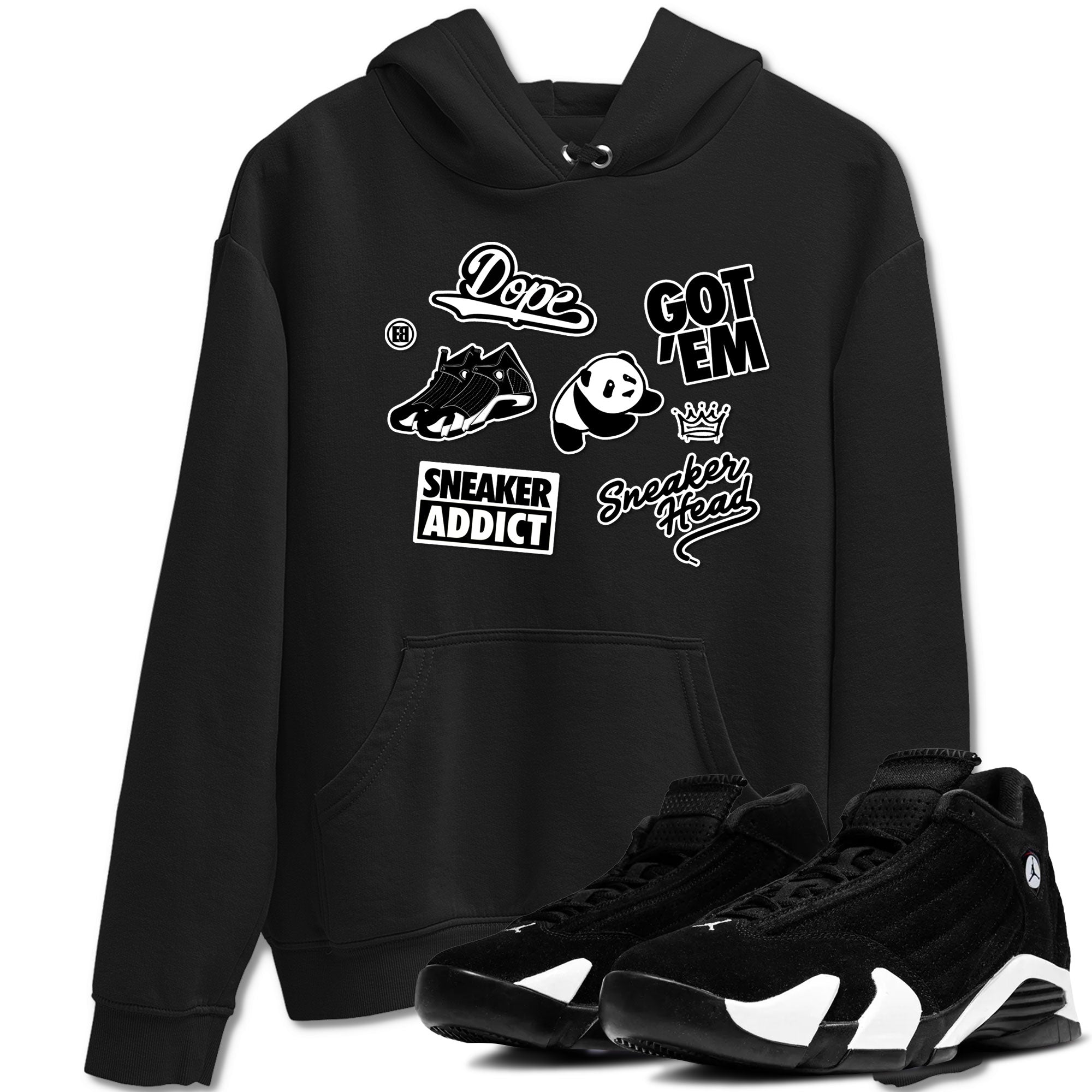 snkmatch Sticker snkmatch Tees - Air Jordan 14 Panda