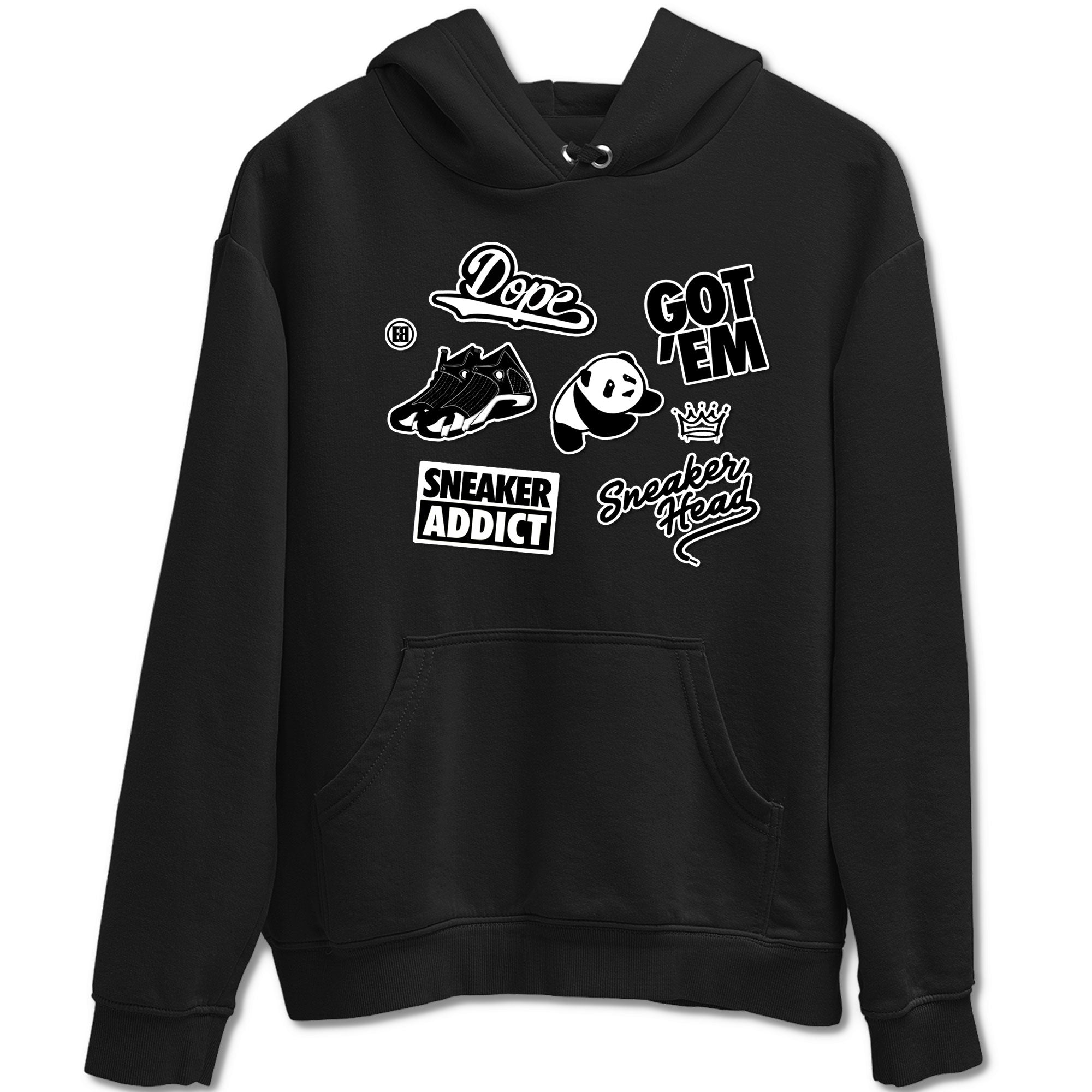 snkmatch Sticker snkmatch Tees - Air Jordan 14 Panda
