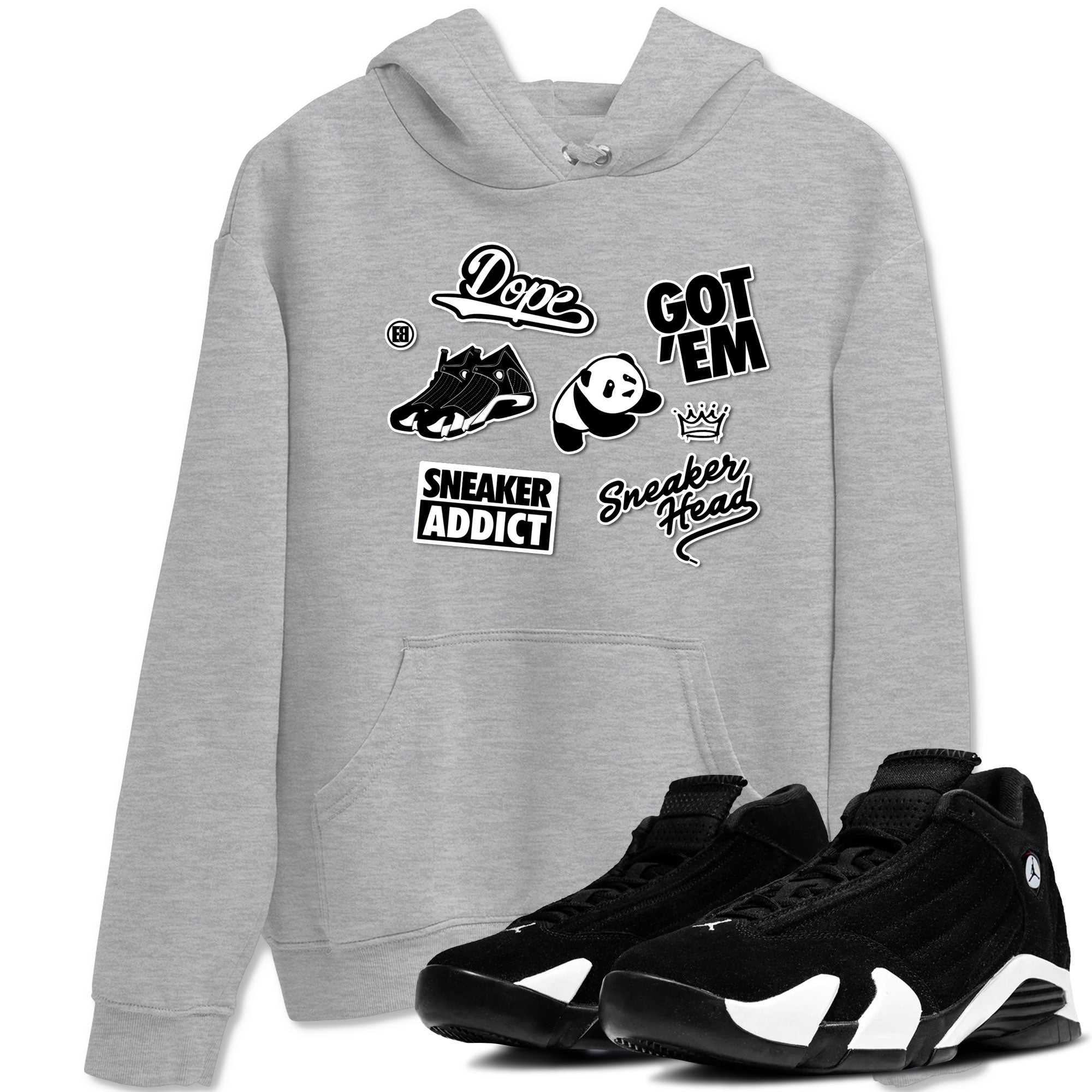 snkmatch Sticker snkmatch Tees - Air Jordan 14 Panda