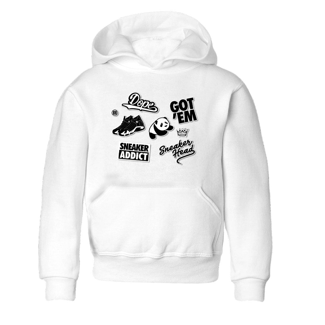 snkmatch Sticker snkmatch Tees Kids - Air Jordan 14 Panda