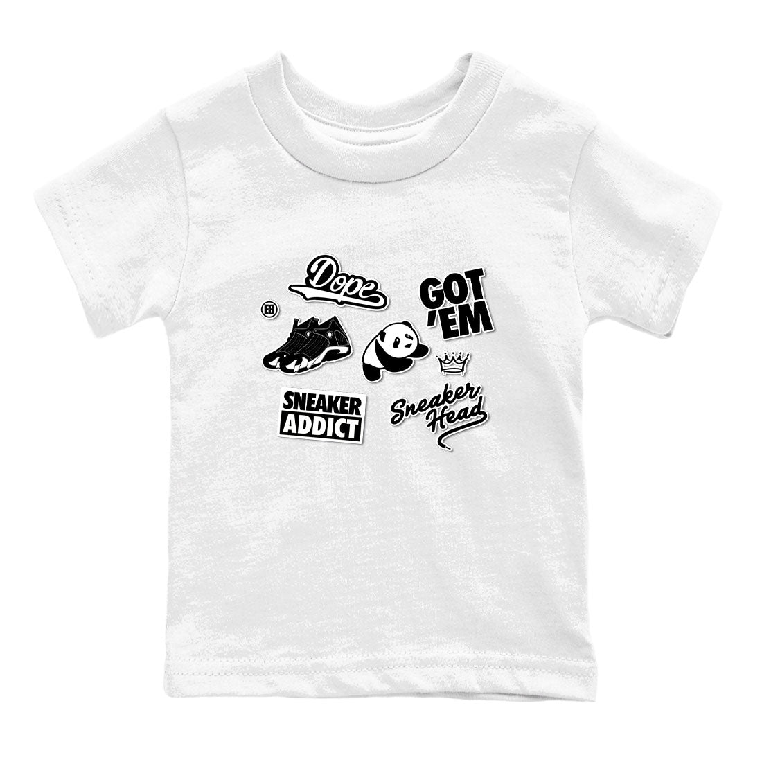 snkmatch Sticker snkmatch Tees Kids - Air Jordan 14 Panda