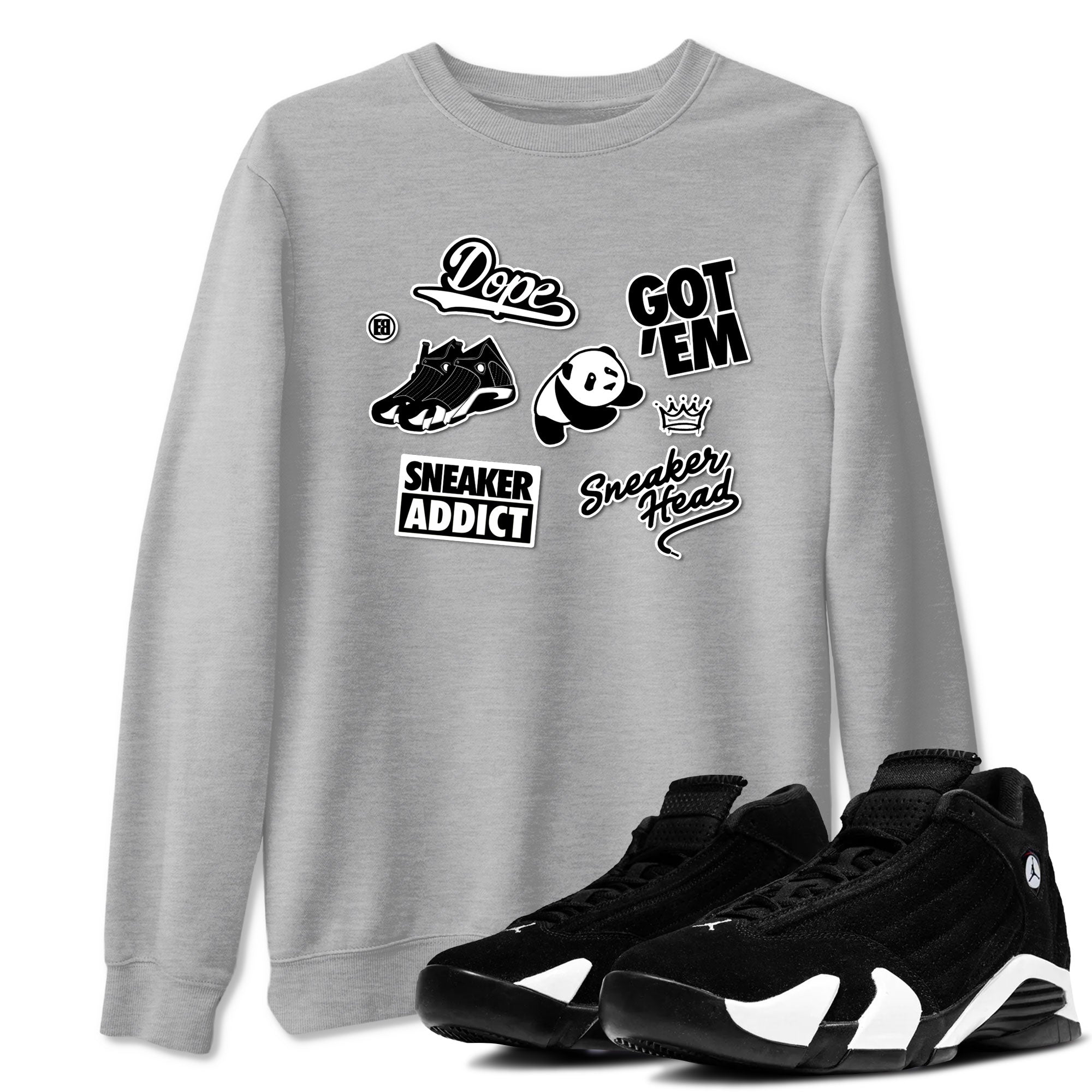 snkmatch Sticker snkmatch Tees - Air Jordan 14 Panda