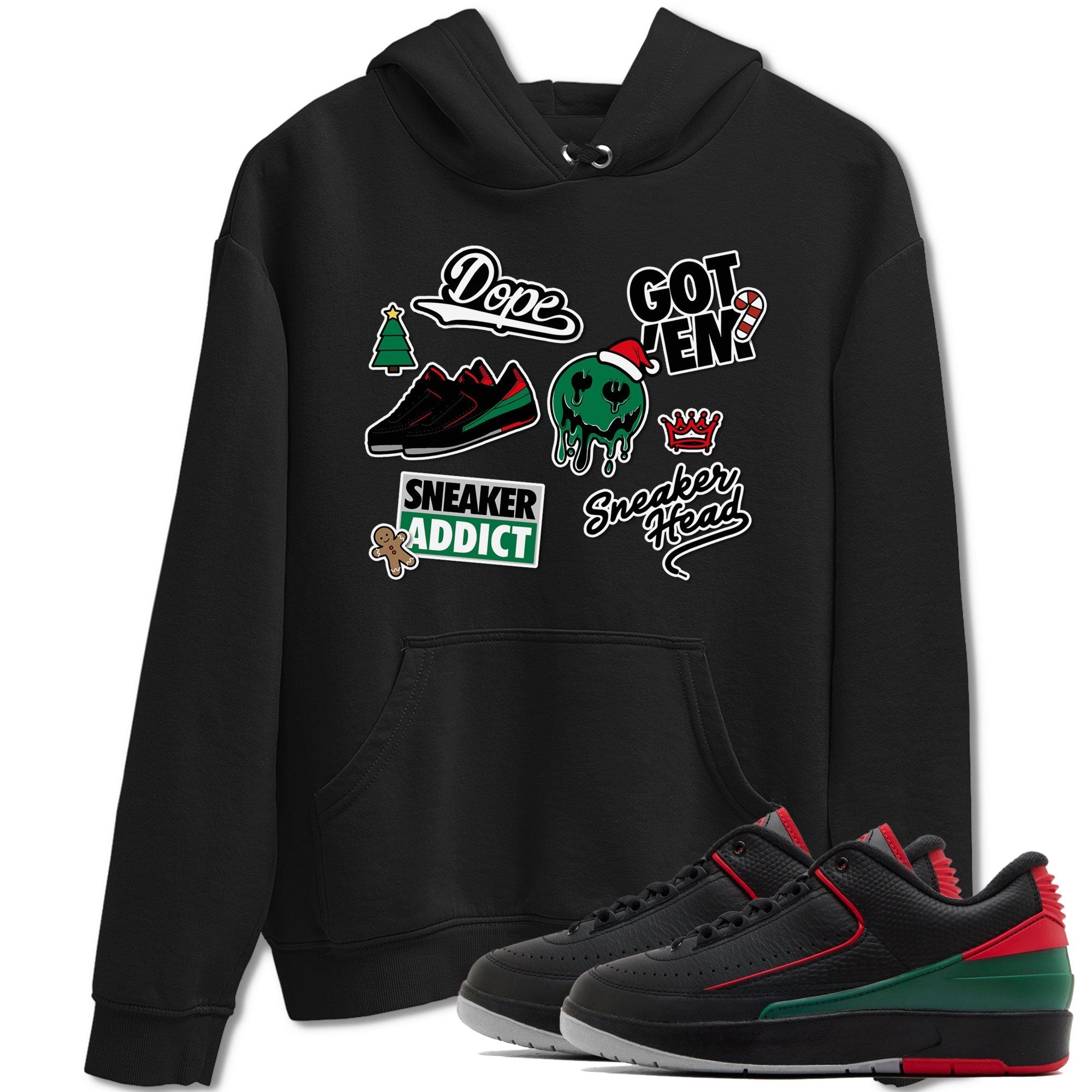 snkmatch Sticker snkmatch Tee - Air Jordan 2 Christmas