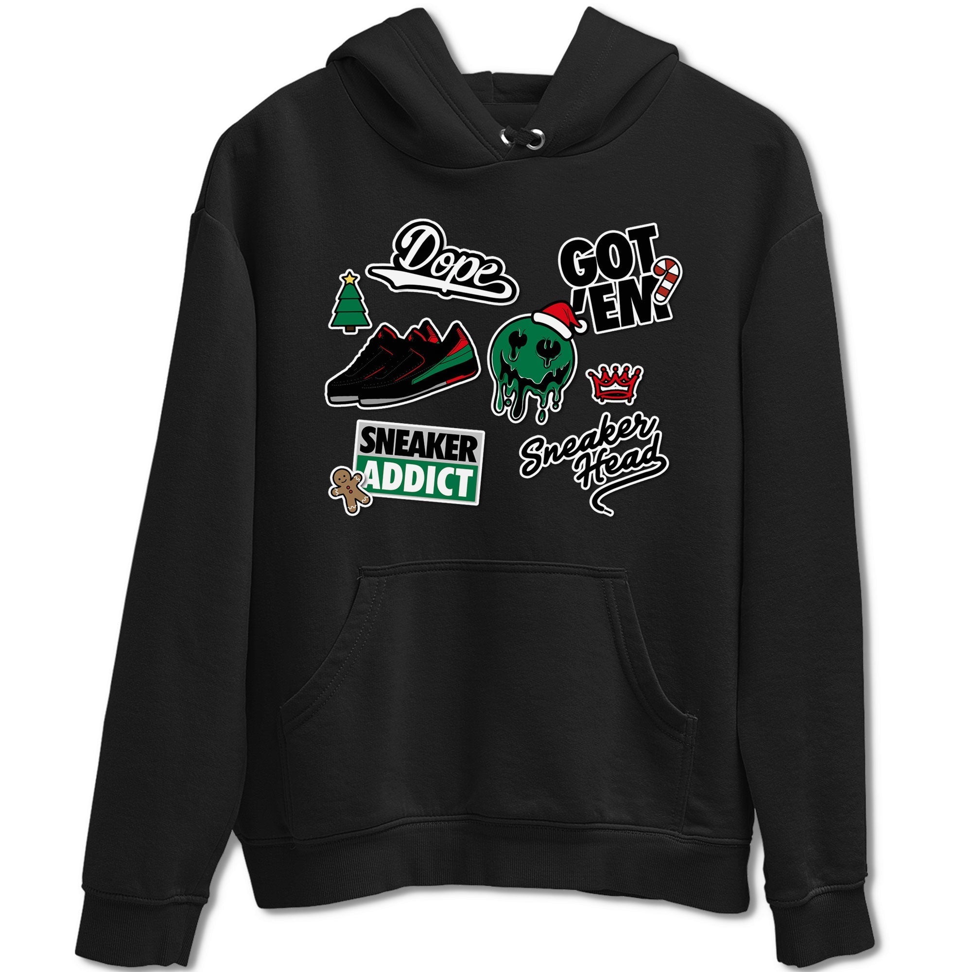 snkmatch Sticker snkmatch Tee - Air Jordan 2 Christmas