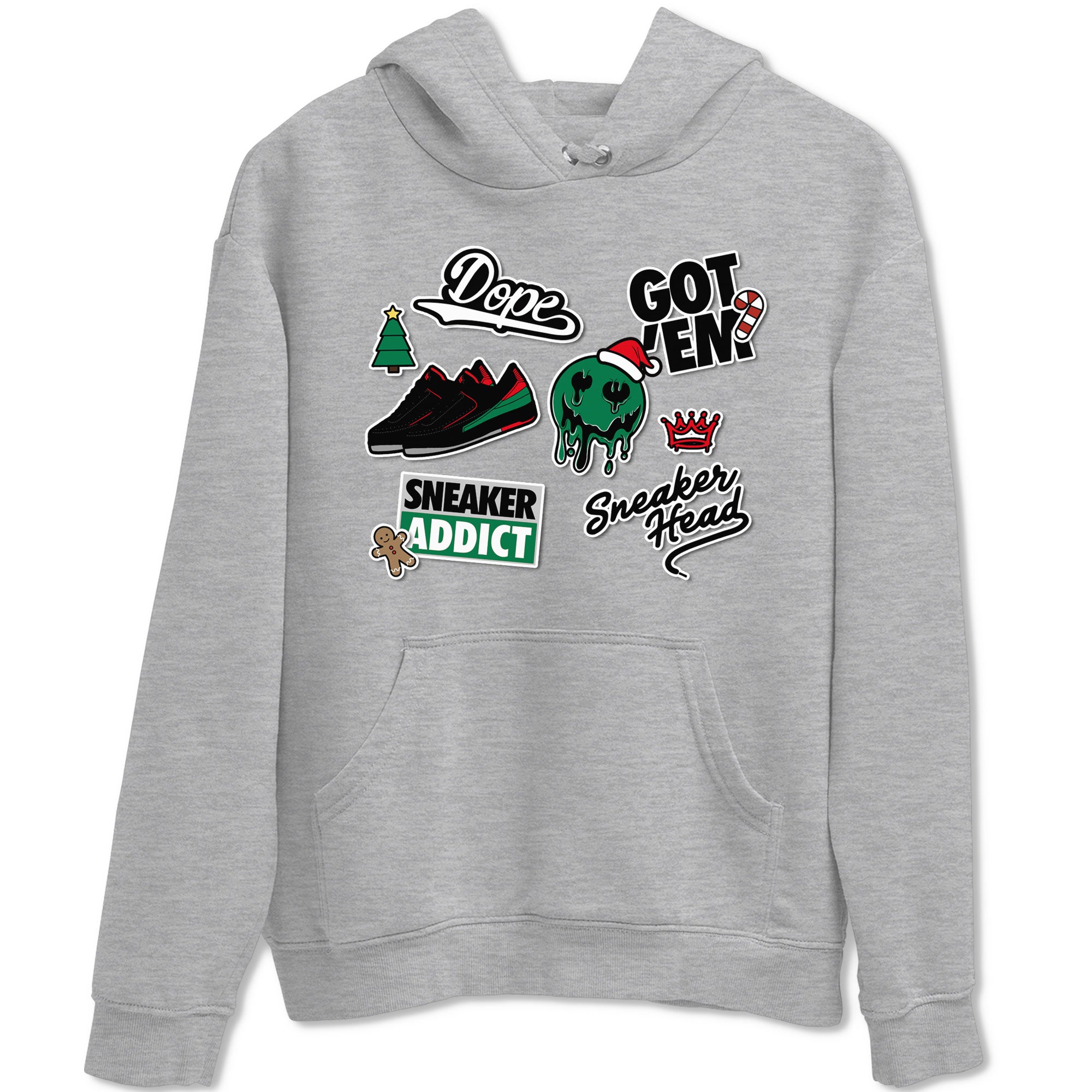 snkmatch Sticker snkmatch Tee - Air Jordan 2 Christmas