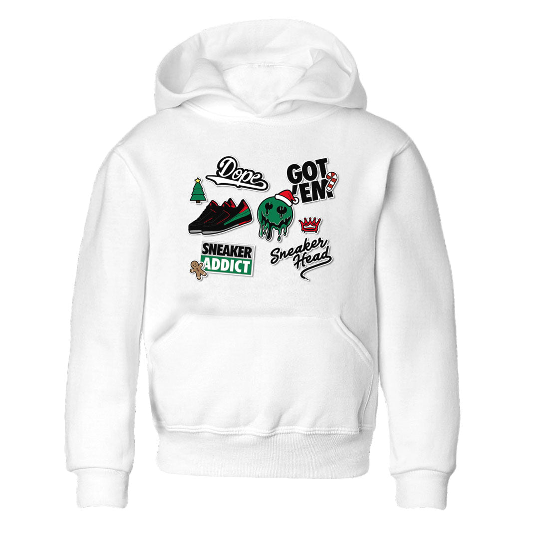 snkmatch Sticker snkmatch Tee Kids - Air Jordan 2 Christmas